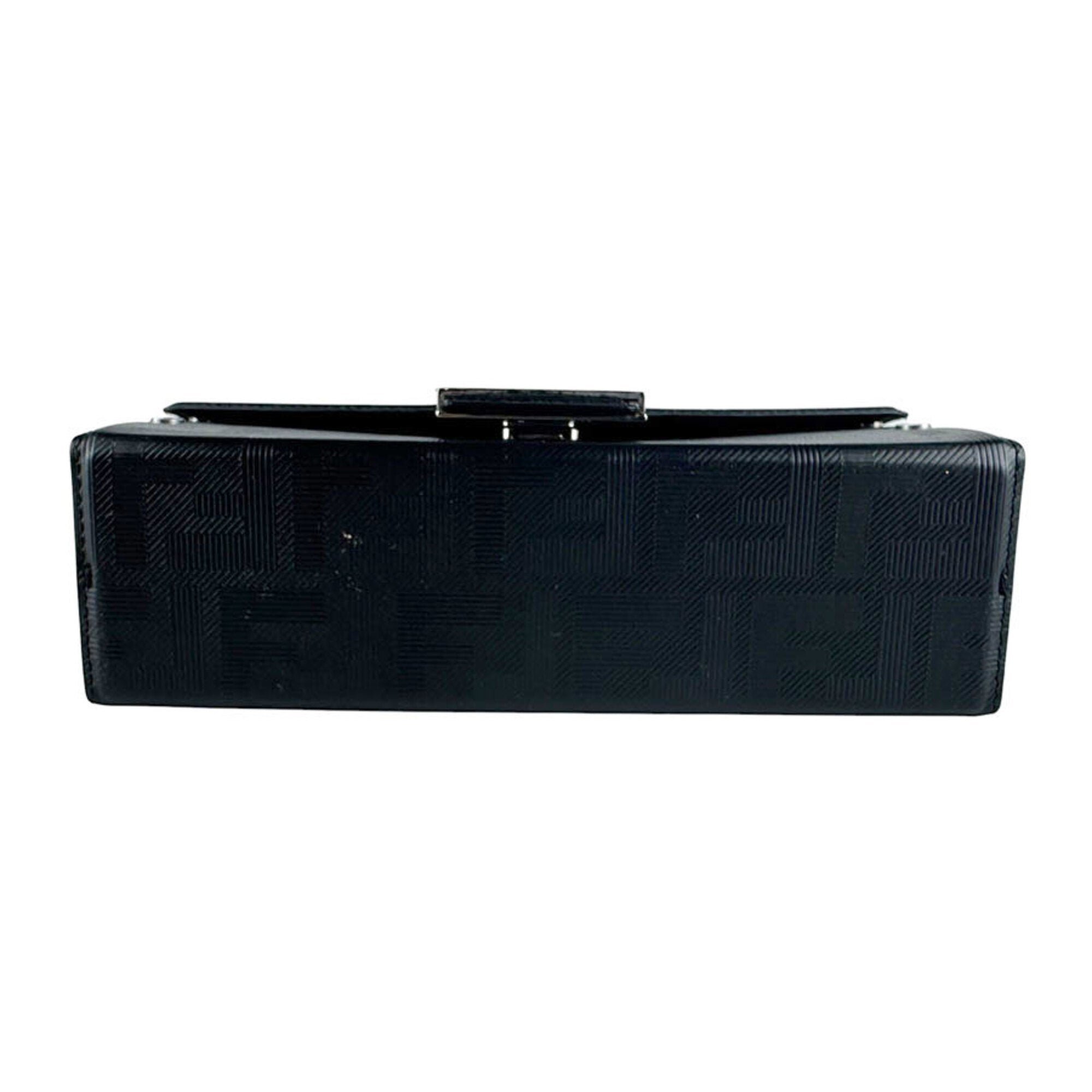 Fendi Black Leather Shoulder Bag (Pre-Owned)