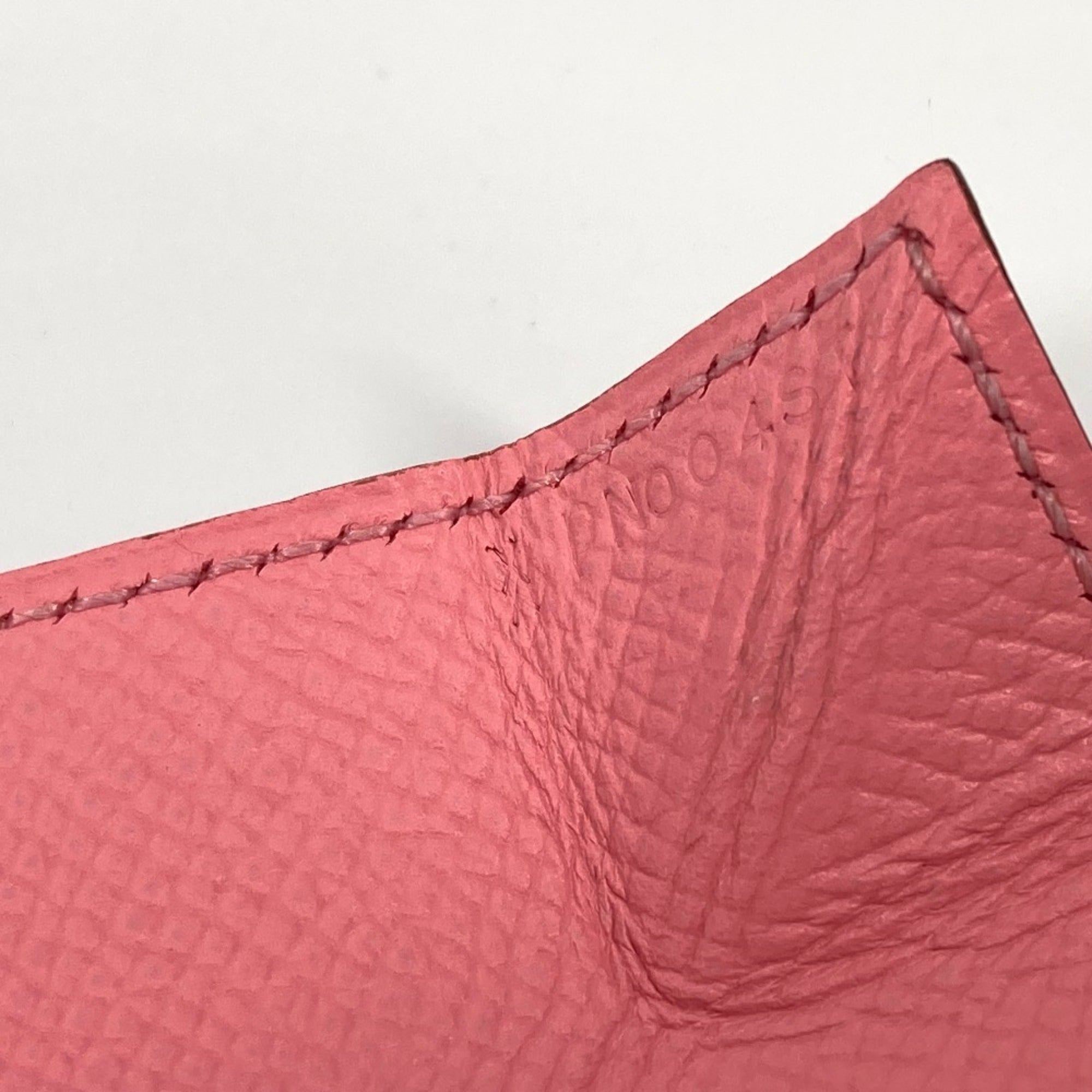 Hermes Pink Rose Confetti Epsom Leather Coin Purse/Coin Case (Pre-Owned)