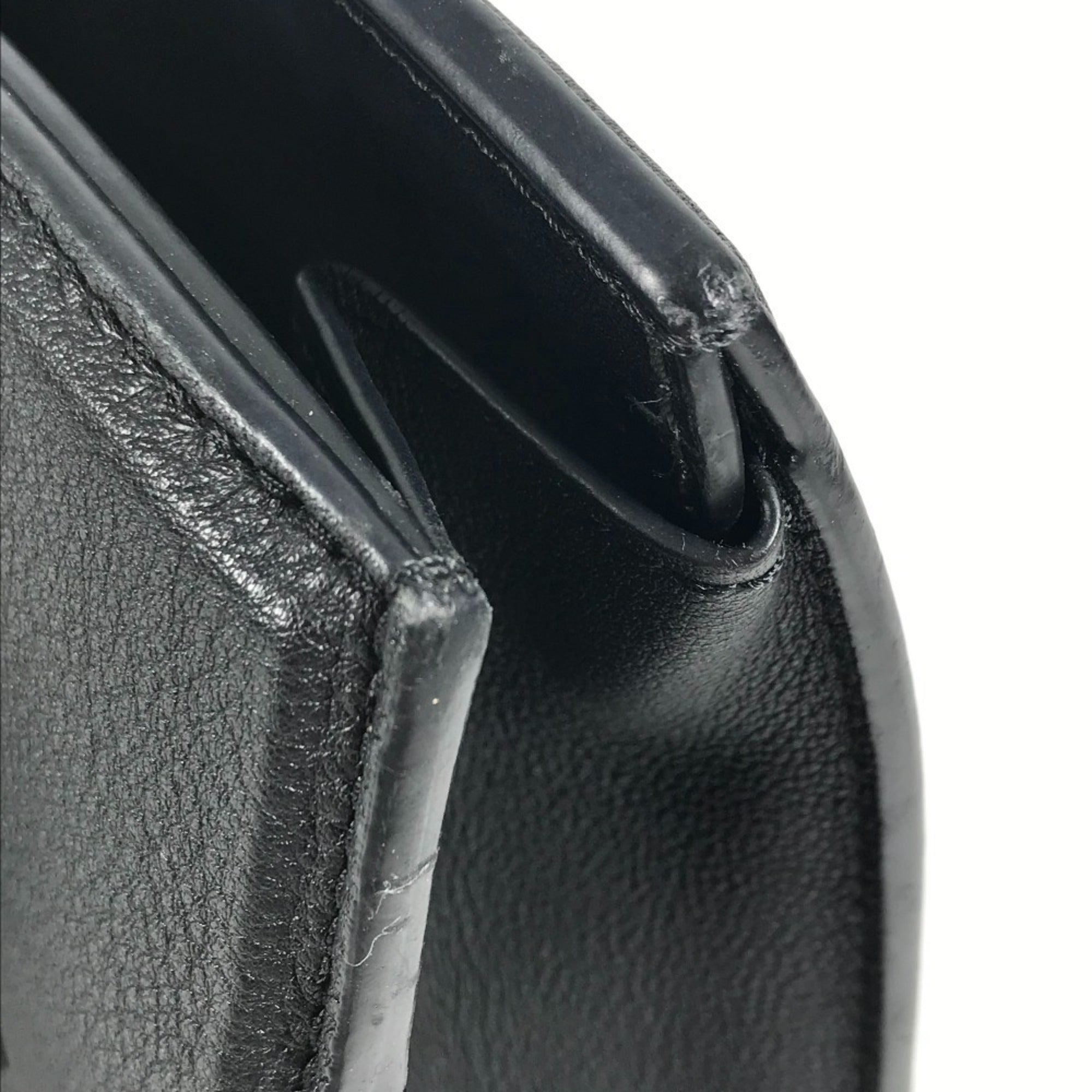 Louis Vuitton Black Noir Leather Handbag Tote Bag (Pre-Owned)