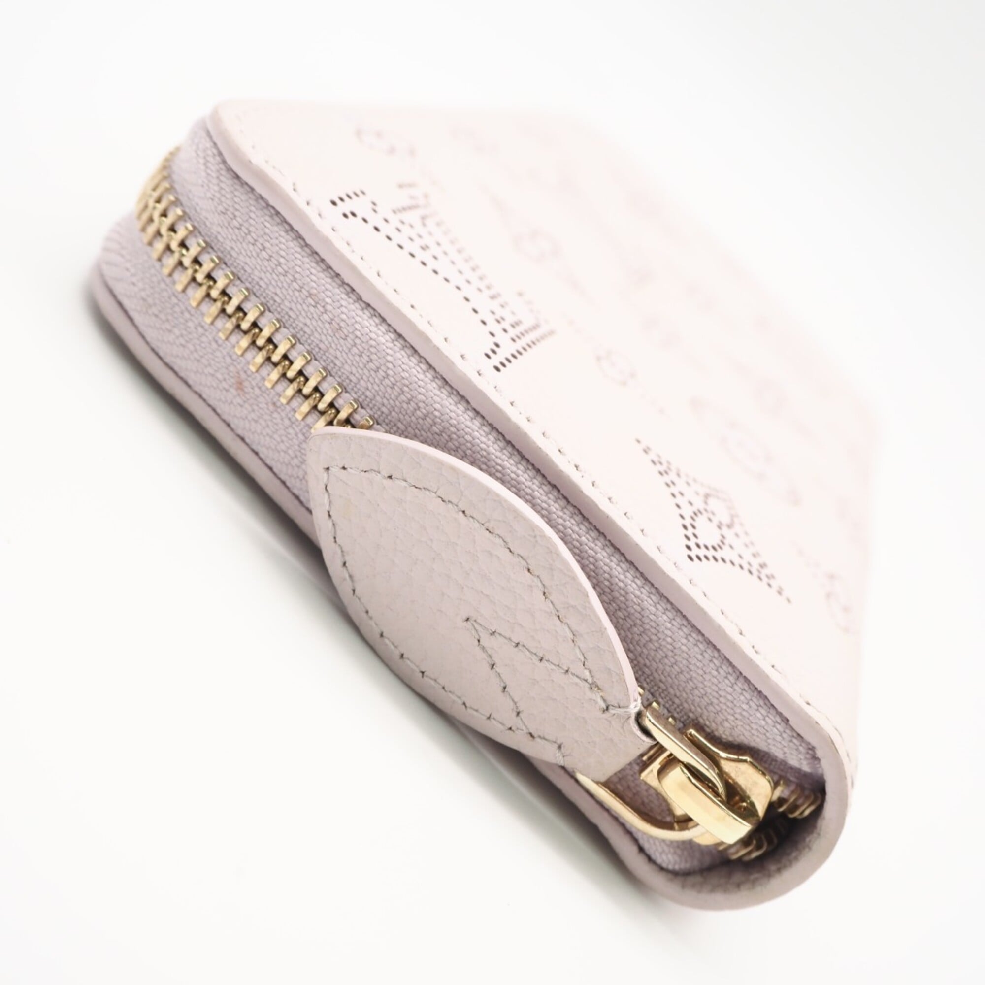 Louis Vuitton Mahina Purple Leather Long Wallet (Bi-Fold) (Pre-Owned)