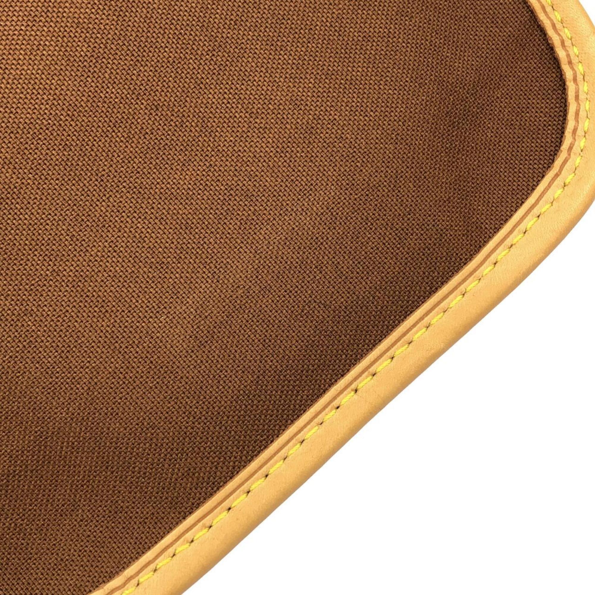 Louis Vuitton Marron Monogram Coated Canvas Shoulder Bag (Pre-Owned)