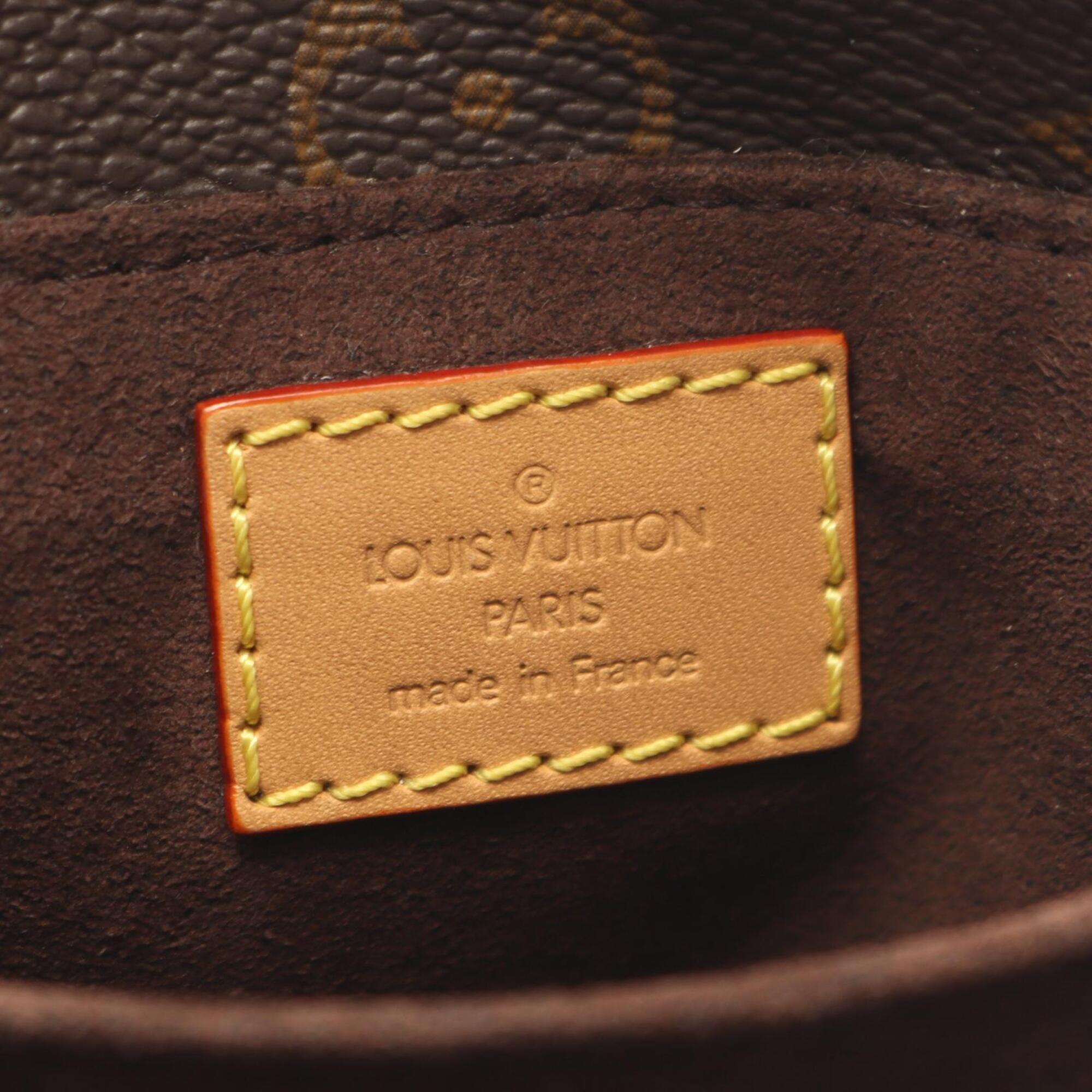 Louis Vuitton Brown Pvc Leather Handbag (Pre-Owned)