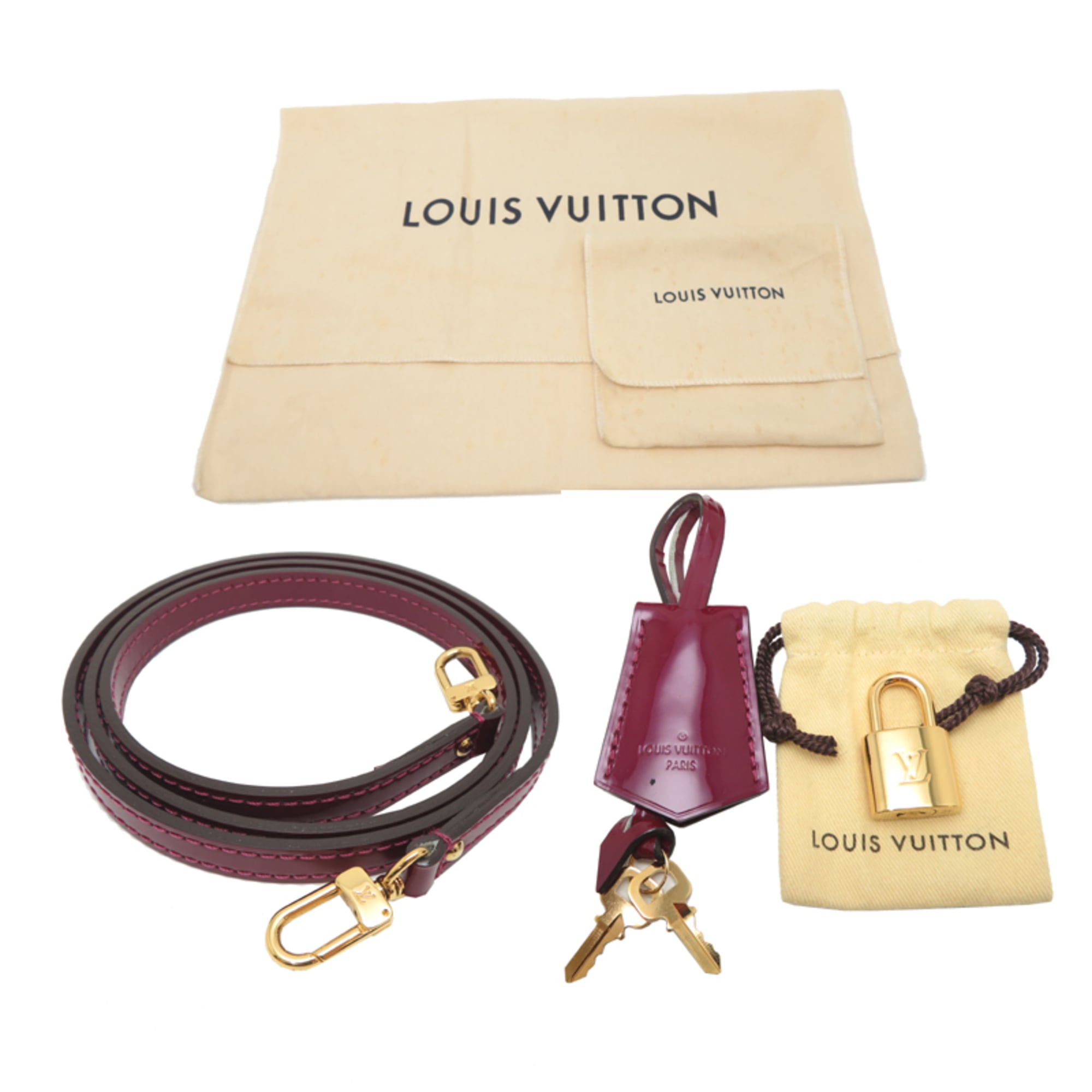 Louis Vuitton Purple Monogram Vernis Handbag (Pre-Owned)