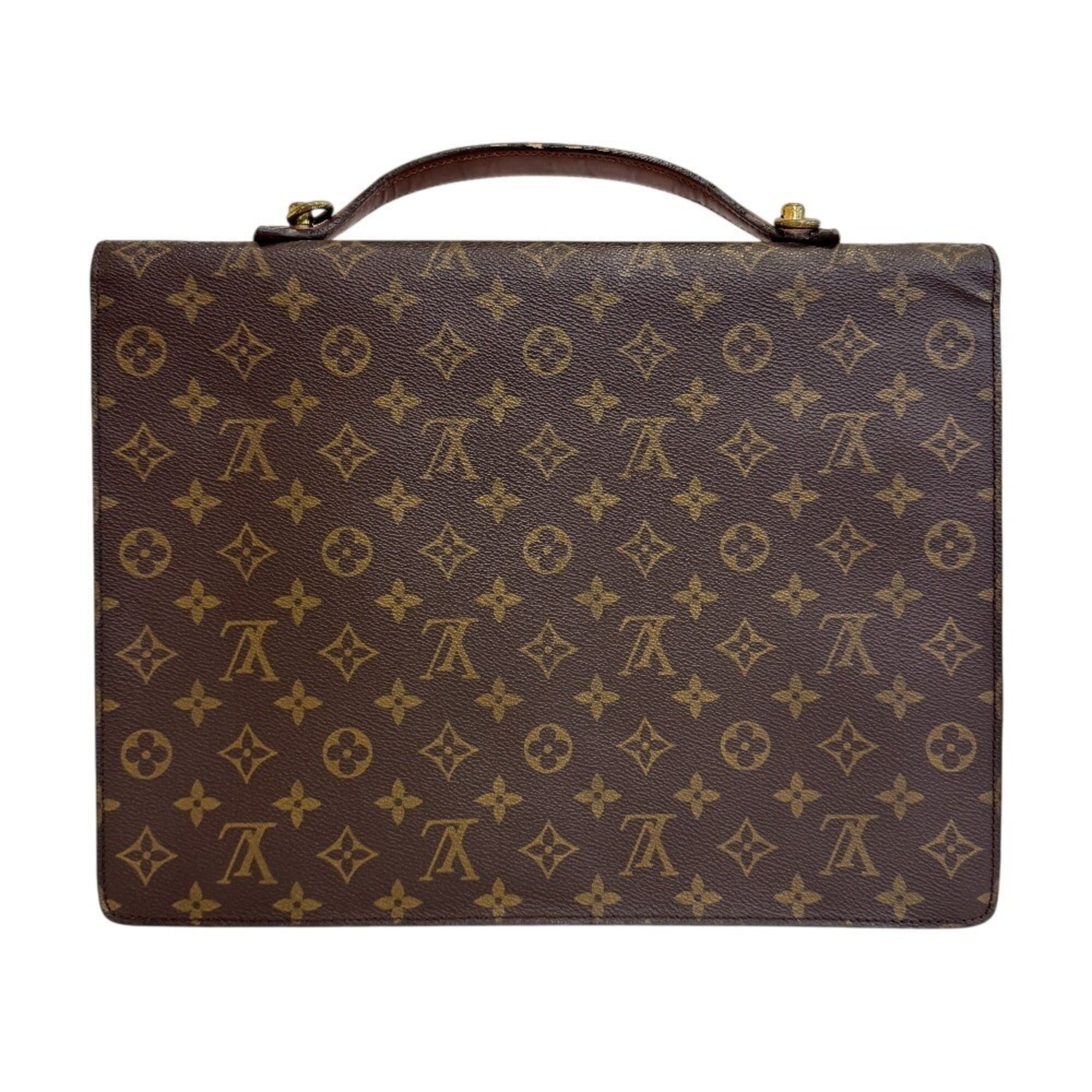 Louis Vuitton Monogram Brown Monogram Briefcase (Pre-Owned)