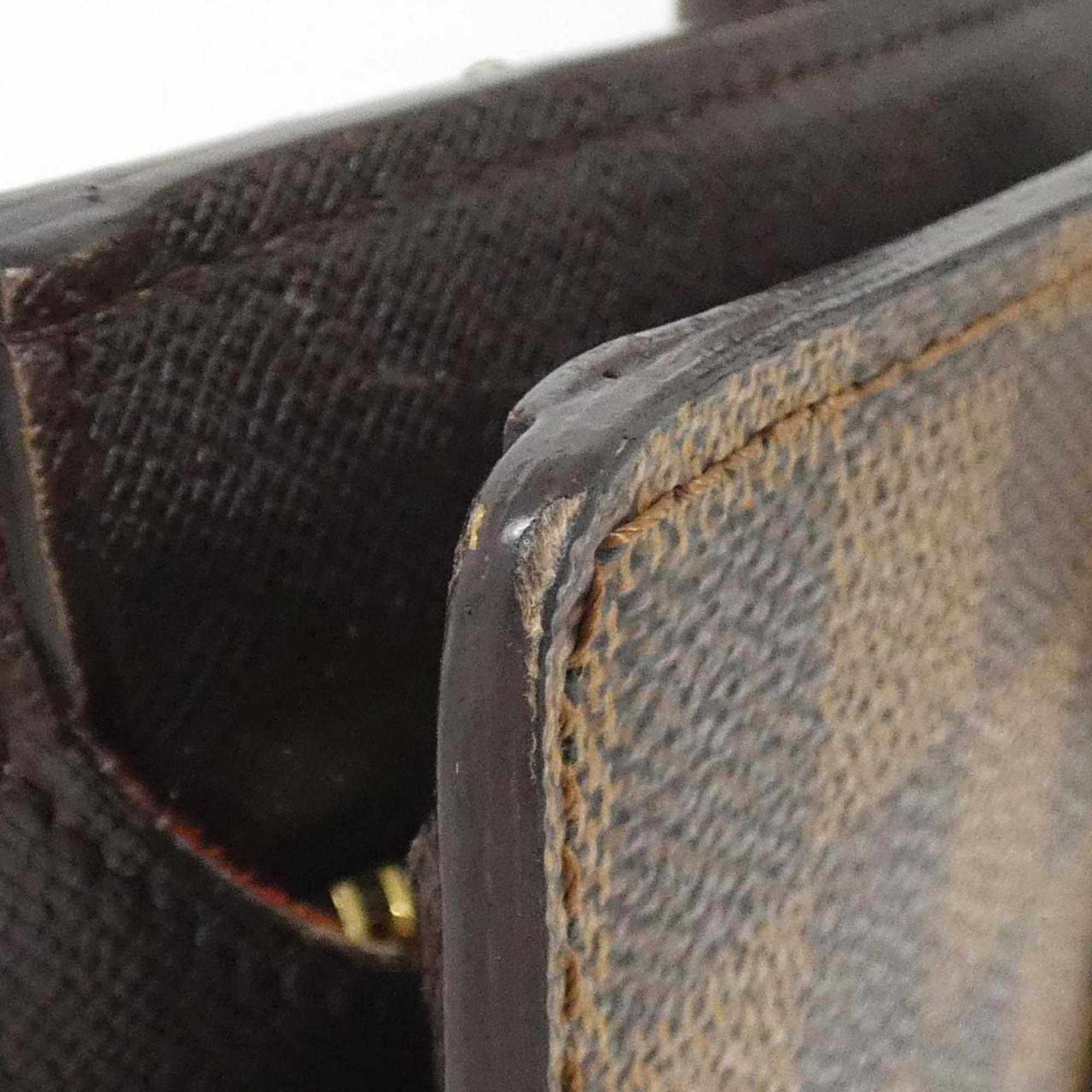 Louis Vuitton Brown Coated Canvas Handbag (Pre-Owned)