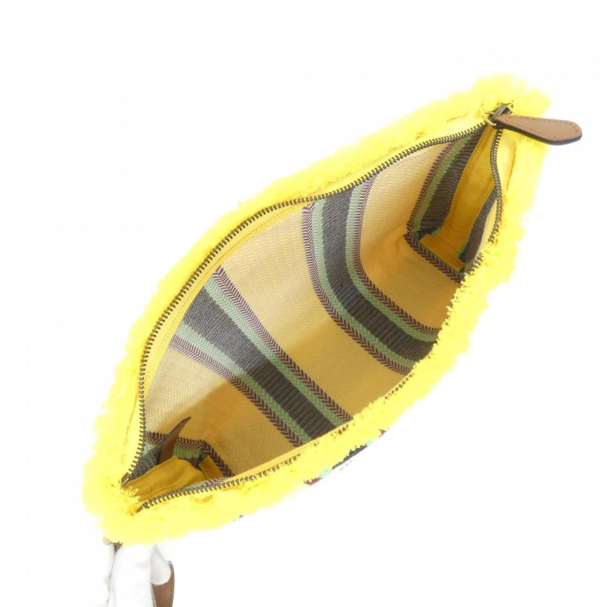 Gucci Multi-Color Yellow Canvas Handbag (Pre-Owned)