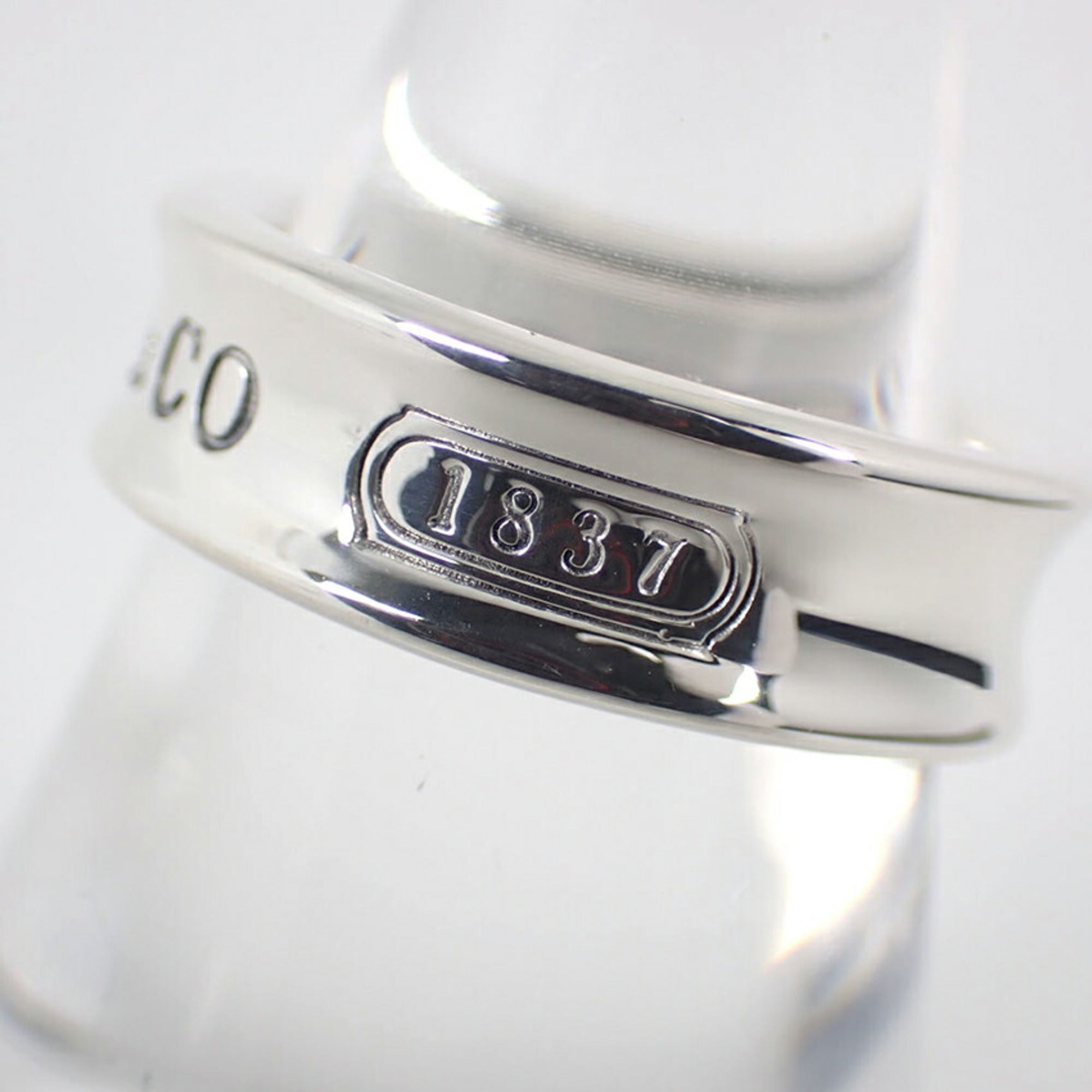 Tiffany Silver Sterling Silver 925 Band Ring (Pre-Owned)