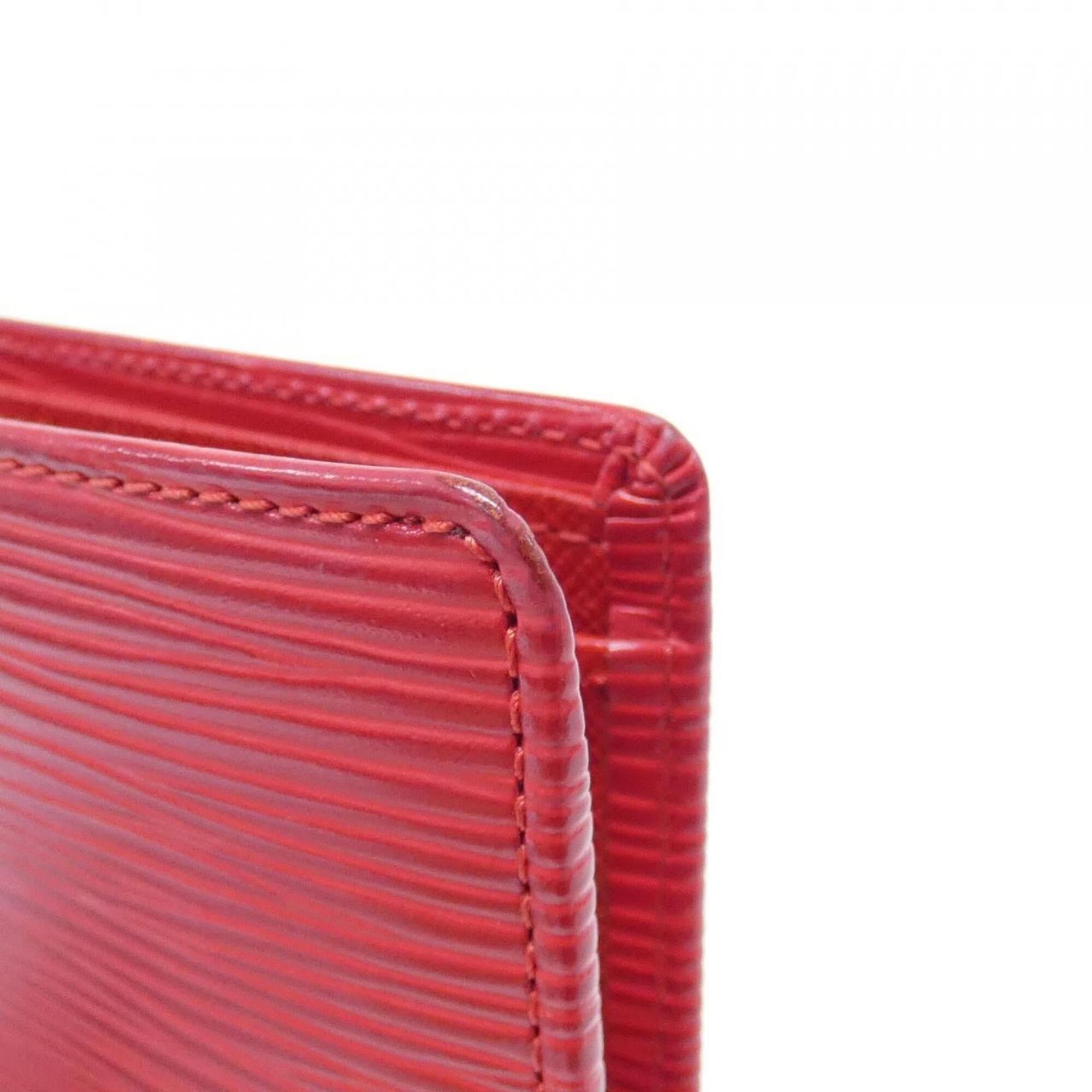 Louis Vuitton Rouge Leather Wallet (Bi-Fold) (Pre-Owned)