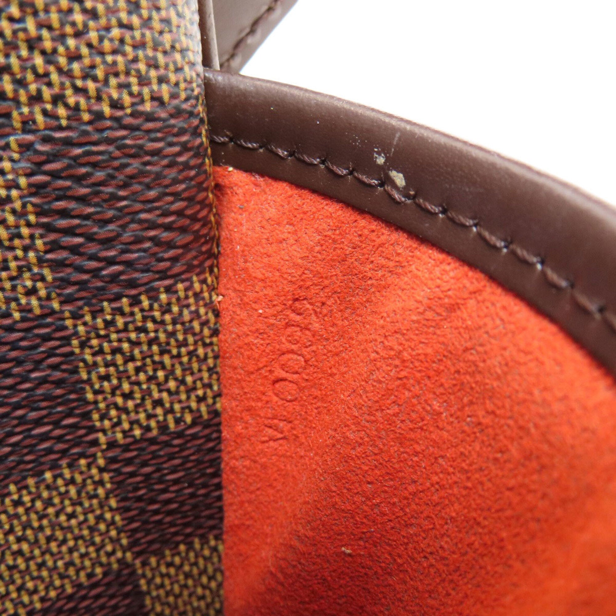 Louis Vuitton Damier Canvas Ebene Damier Canvas Shoulder Bag (Pre-Owned)