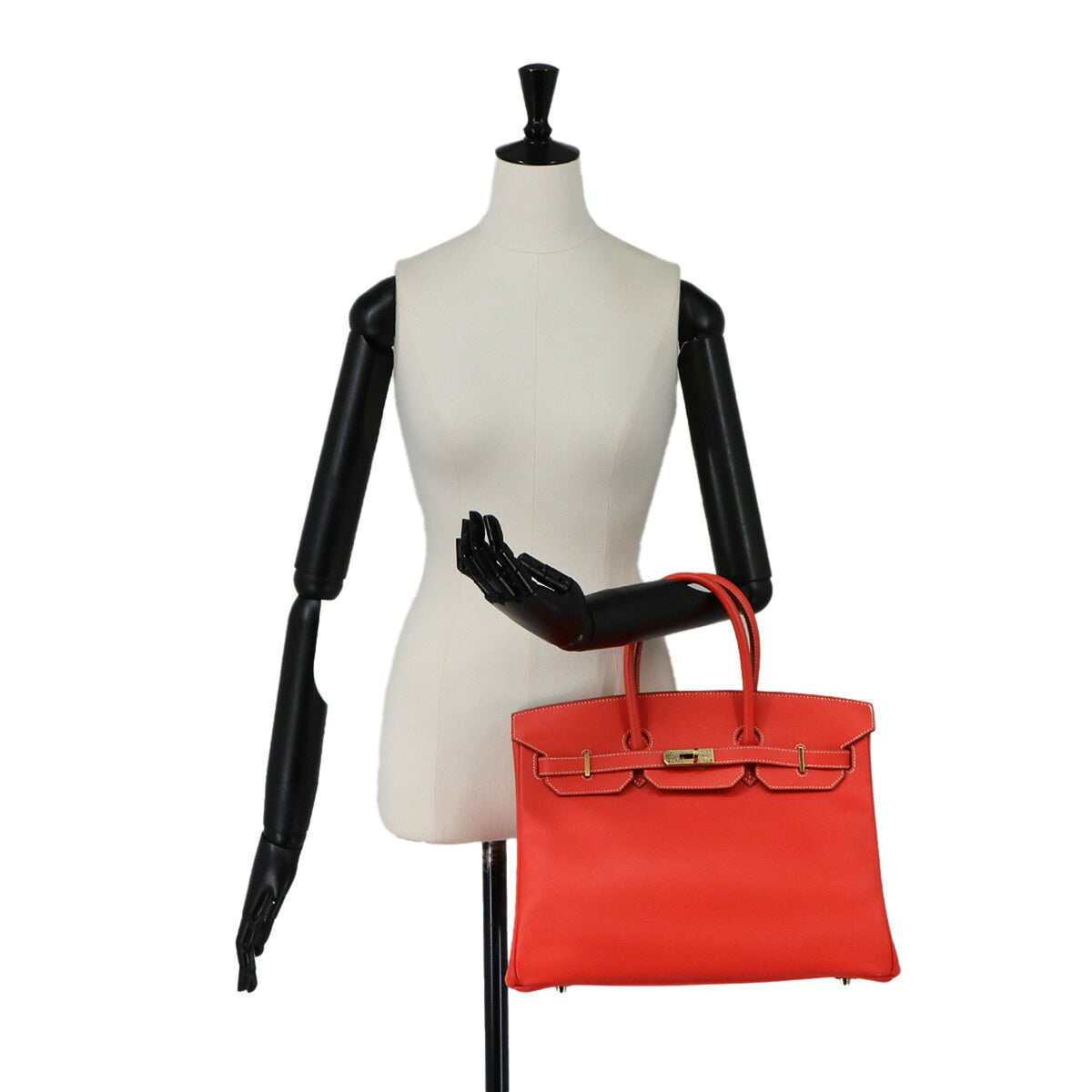 Hermes Gold Rose Jaipur Epsom Leather Handbag (Pre-Owned)