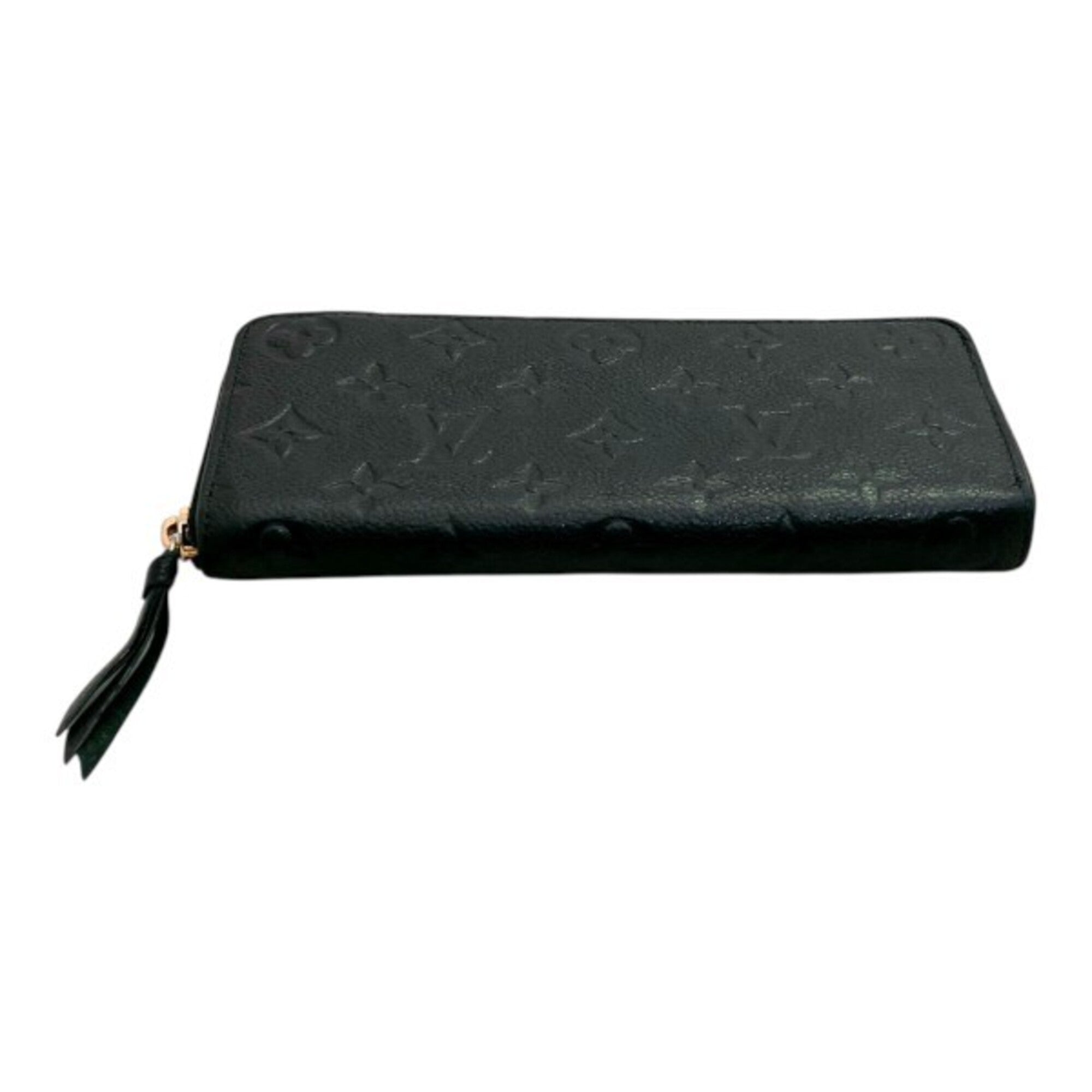 Louis Vuitton Black Noir Leather Coin Purse/Coin Case (Pre-Owned)