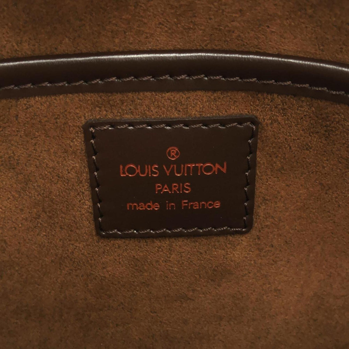 Louis Vuitton Ebene Coated Canvas Clutch Bag (Pre-Owned)