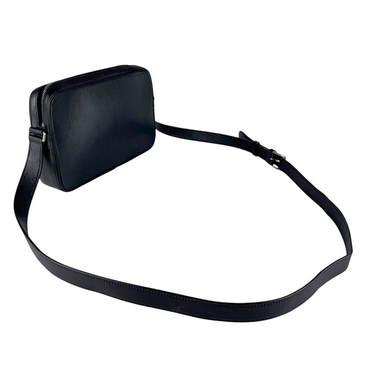 Celine Black Leather Messenger Bag (Pre-Owned)
