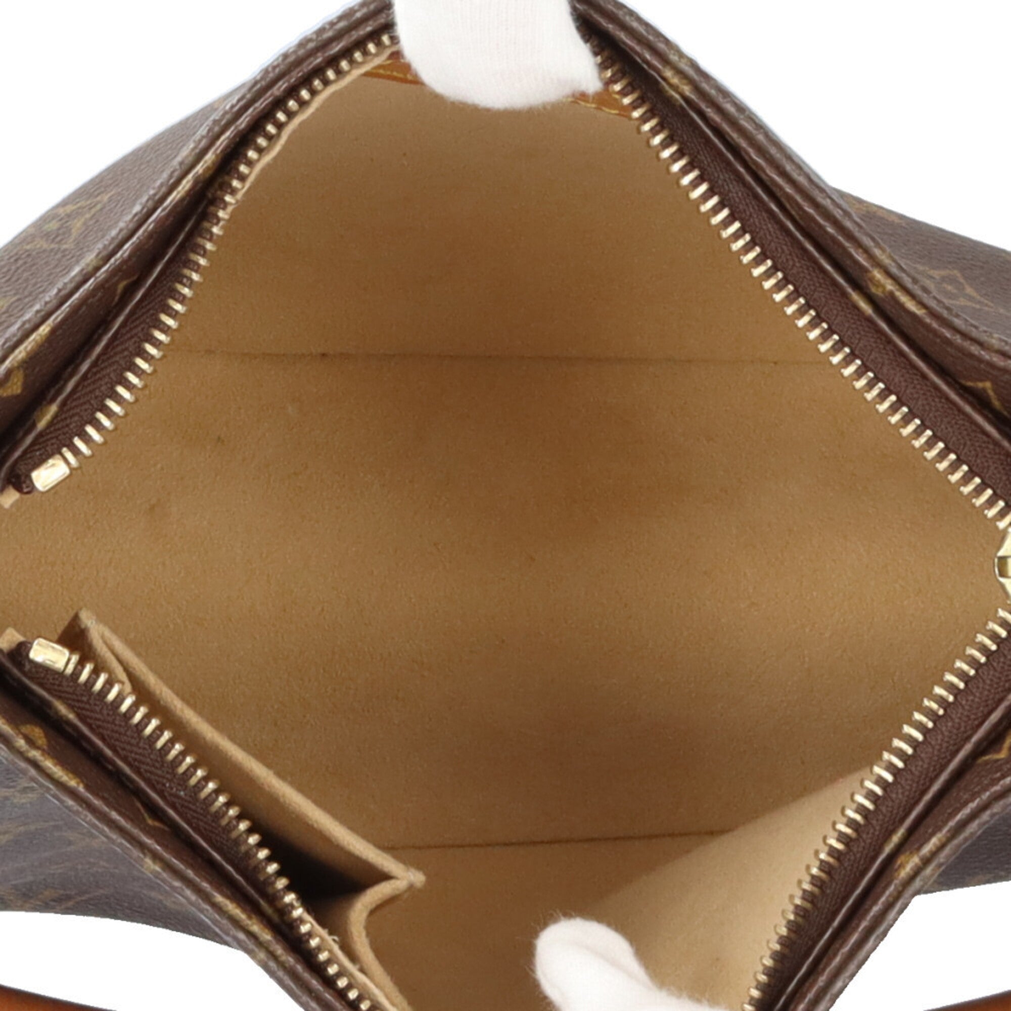 Louis Vuitton Brown Monogram Canvas Shoulder Bag (Pre-Owned)