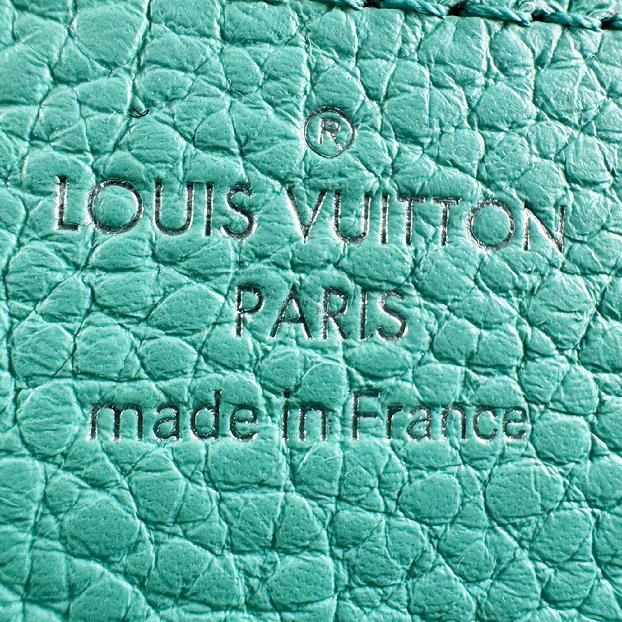 Louis Vuitton Green Leather Handbag Shoulder Bag (Pre-Owned)