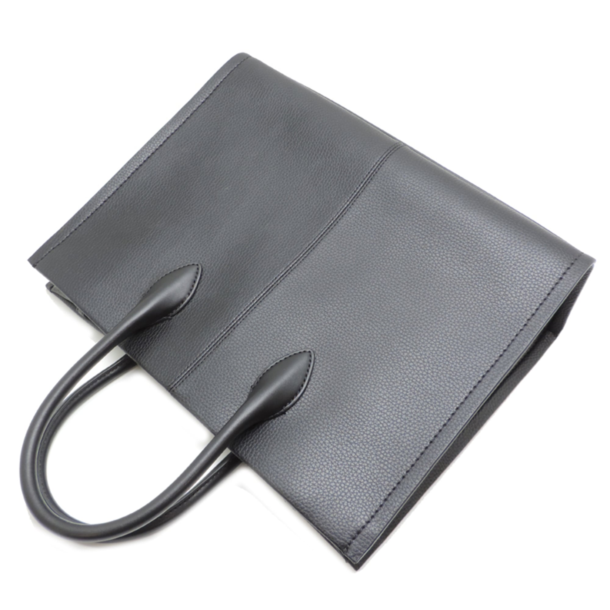 Michael Kors Black Leather Shoulder Bag Tote Bag (Pre-Owned)