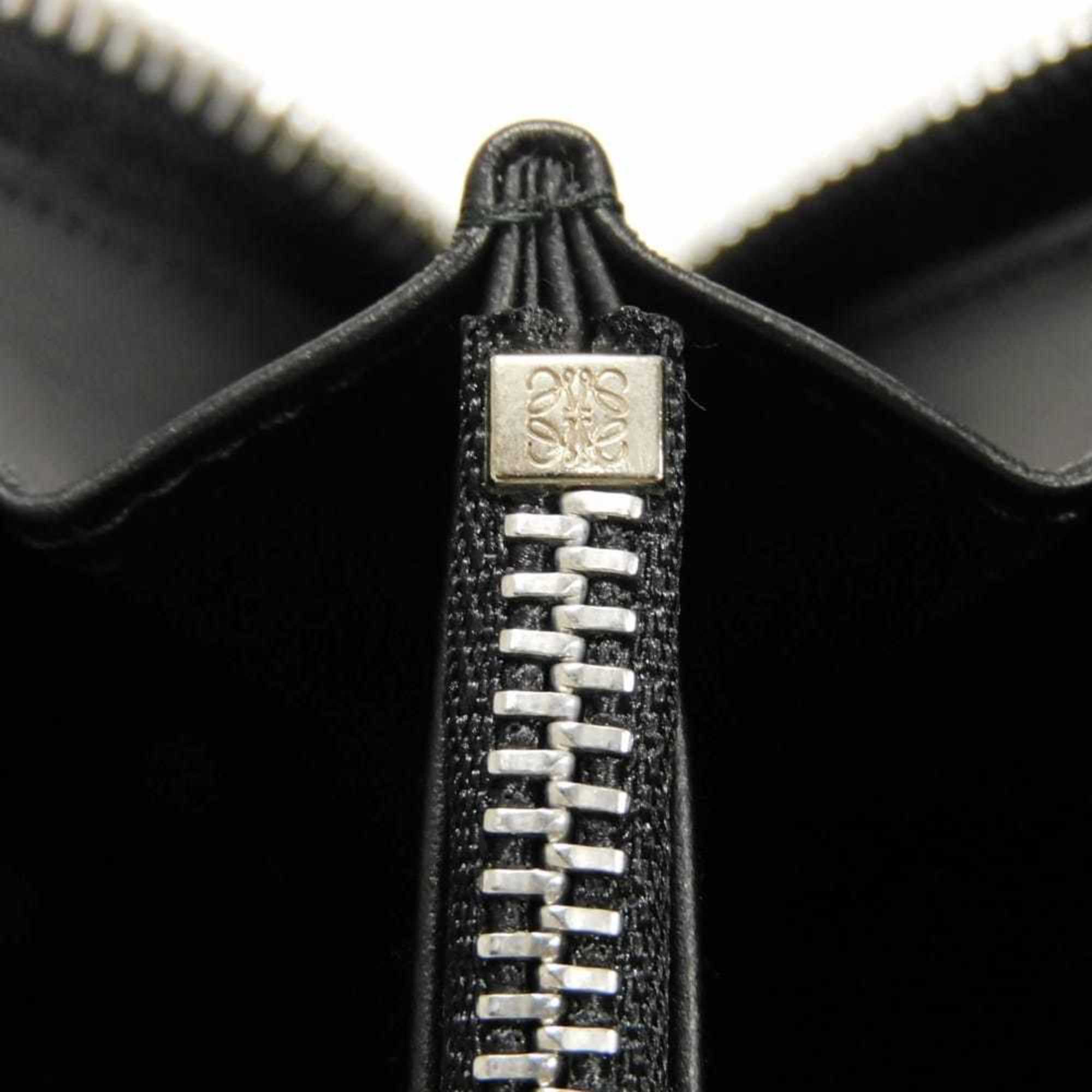 Loewe Black Leather Long Wallet (Bi-Fold) (Pre-Owned)