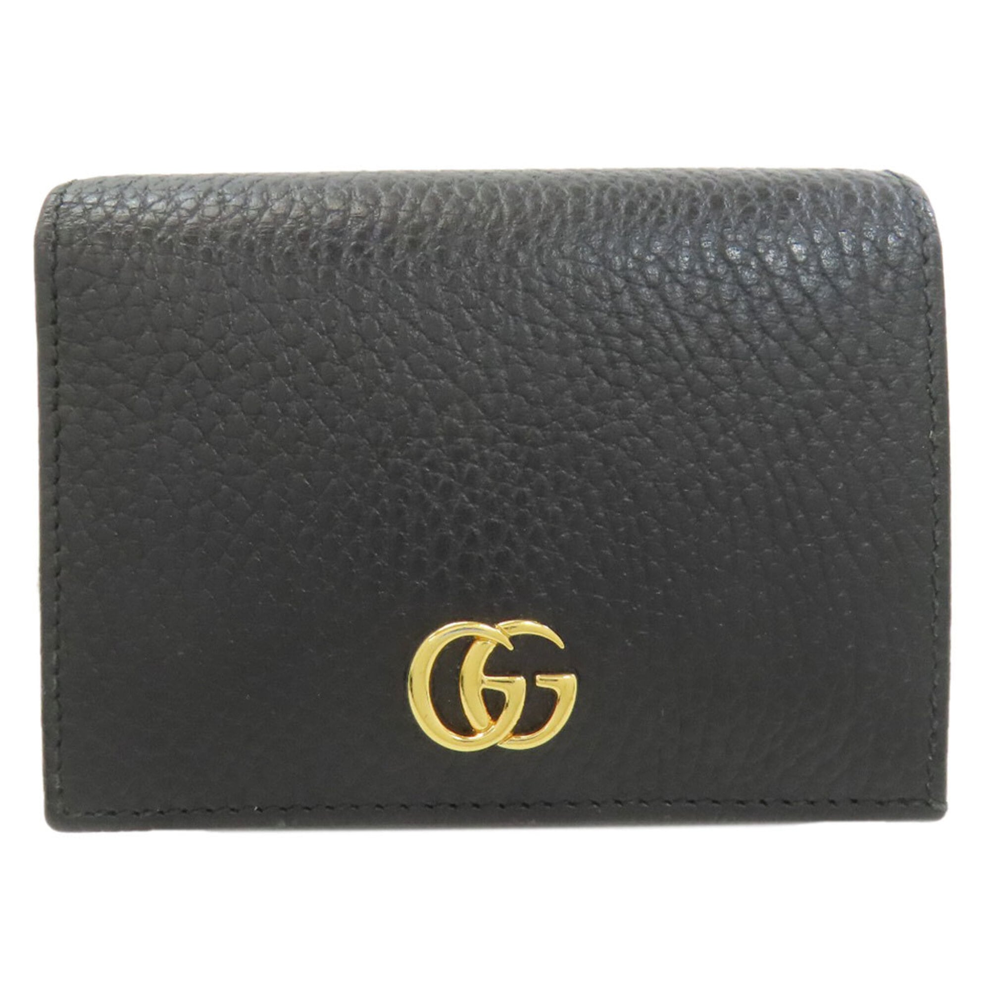 Gucci Black Leather Wallet (Bi-Fold) (Pre-Owned)
