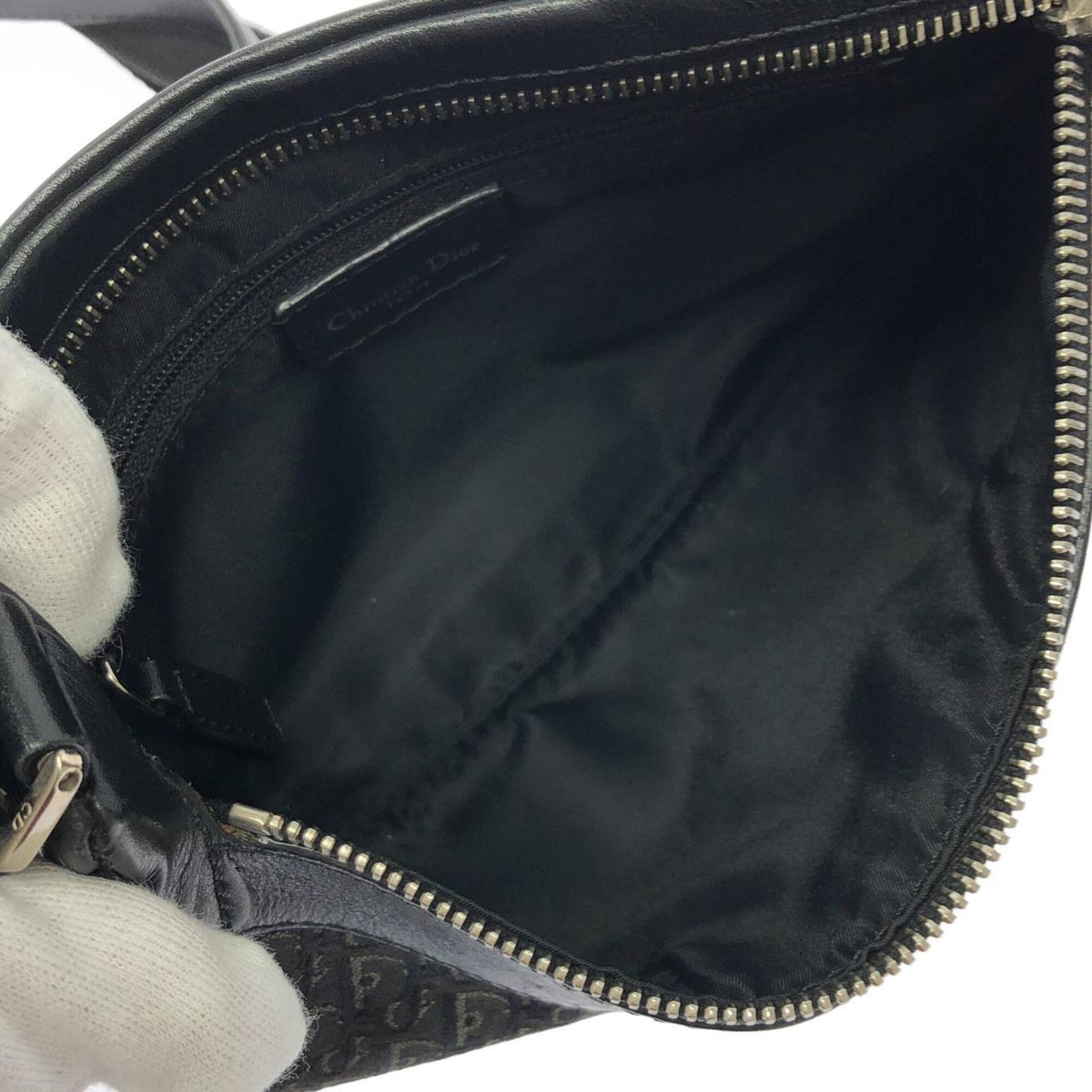 Christian Dior Black Canvas Shoulder Bag (Pre-Owned)