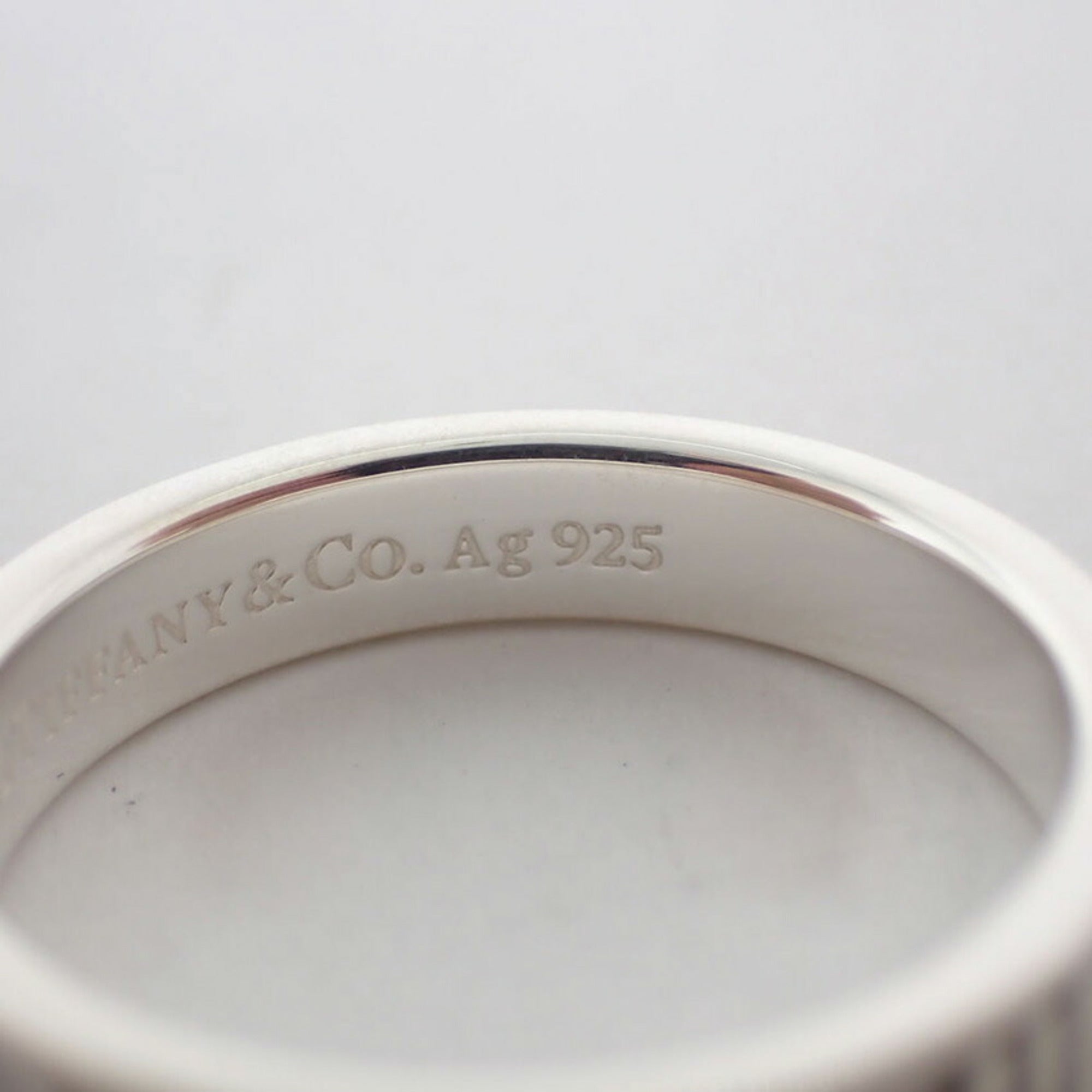 Tiffany Sterling Silver 925 Band Ring (Pre-Owned)