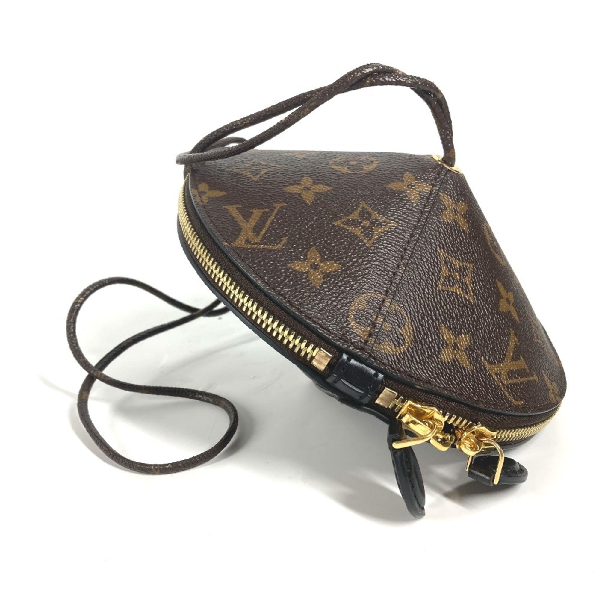 Louis Vuitton Brown Monogram Monogram Handbag Pouch Shoulder Bag (Pre-Owned)