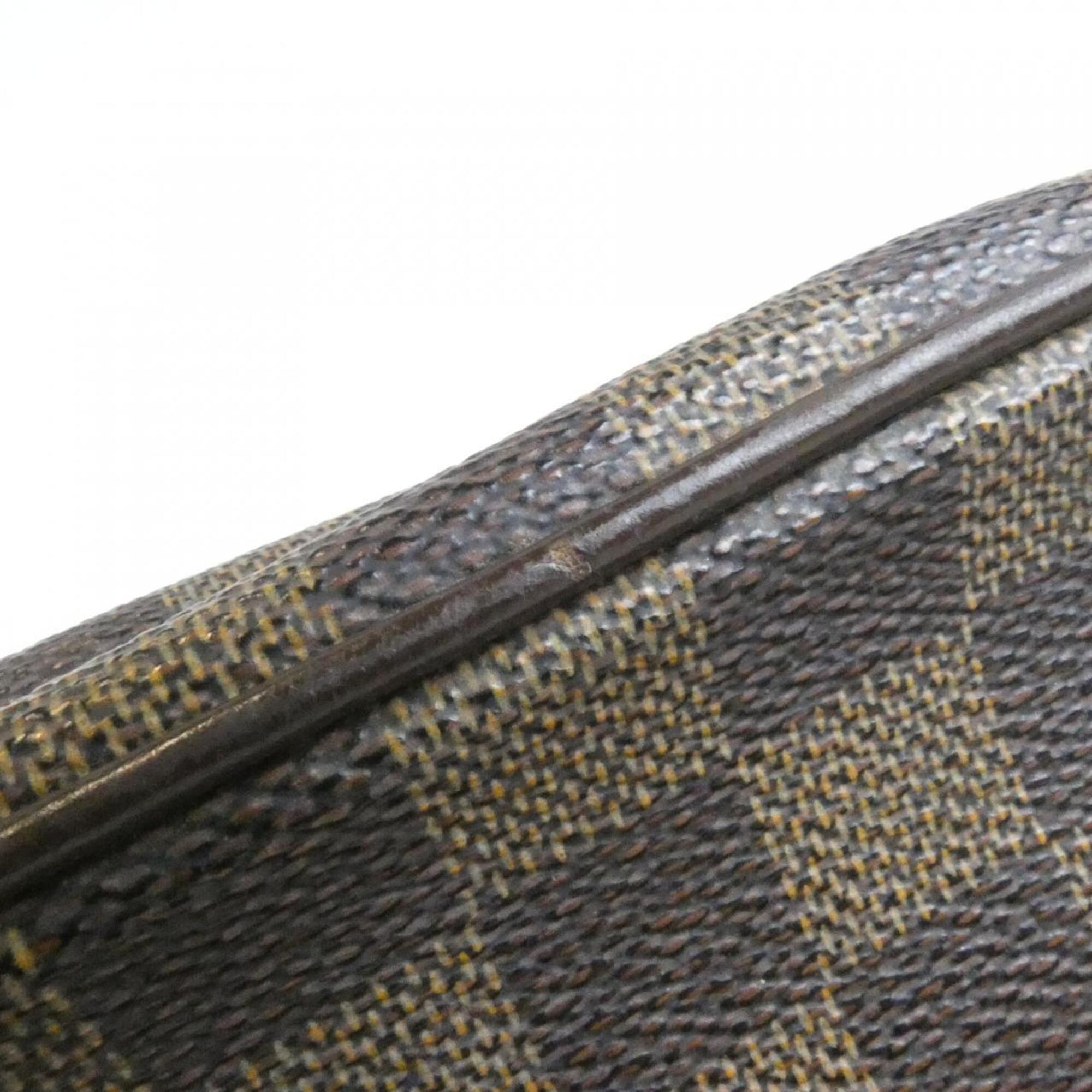Louis Vuitton Brown Coated Canvas Shoulder Bag (Pre-Owned)