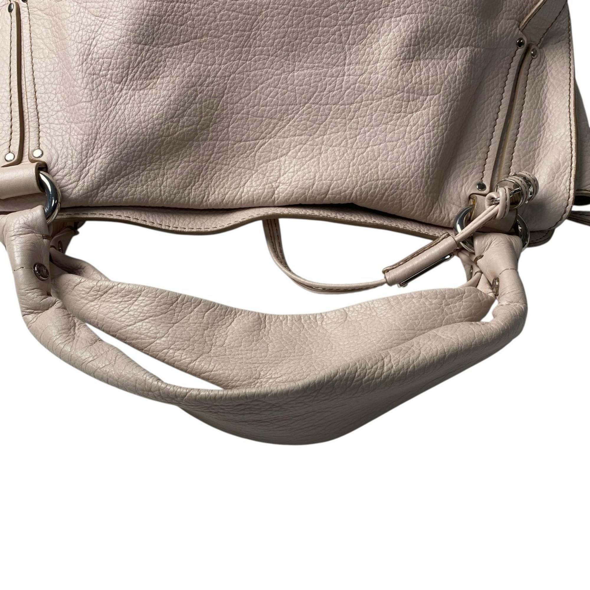 Celine Light Pink Leather Handbag (Pre-Owned)