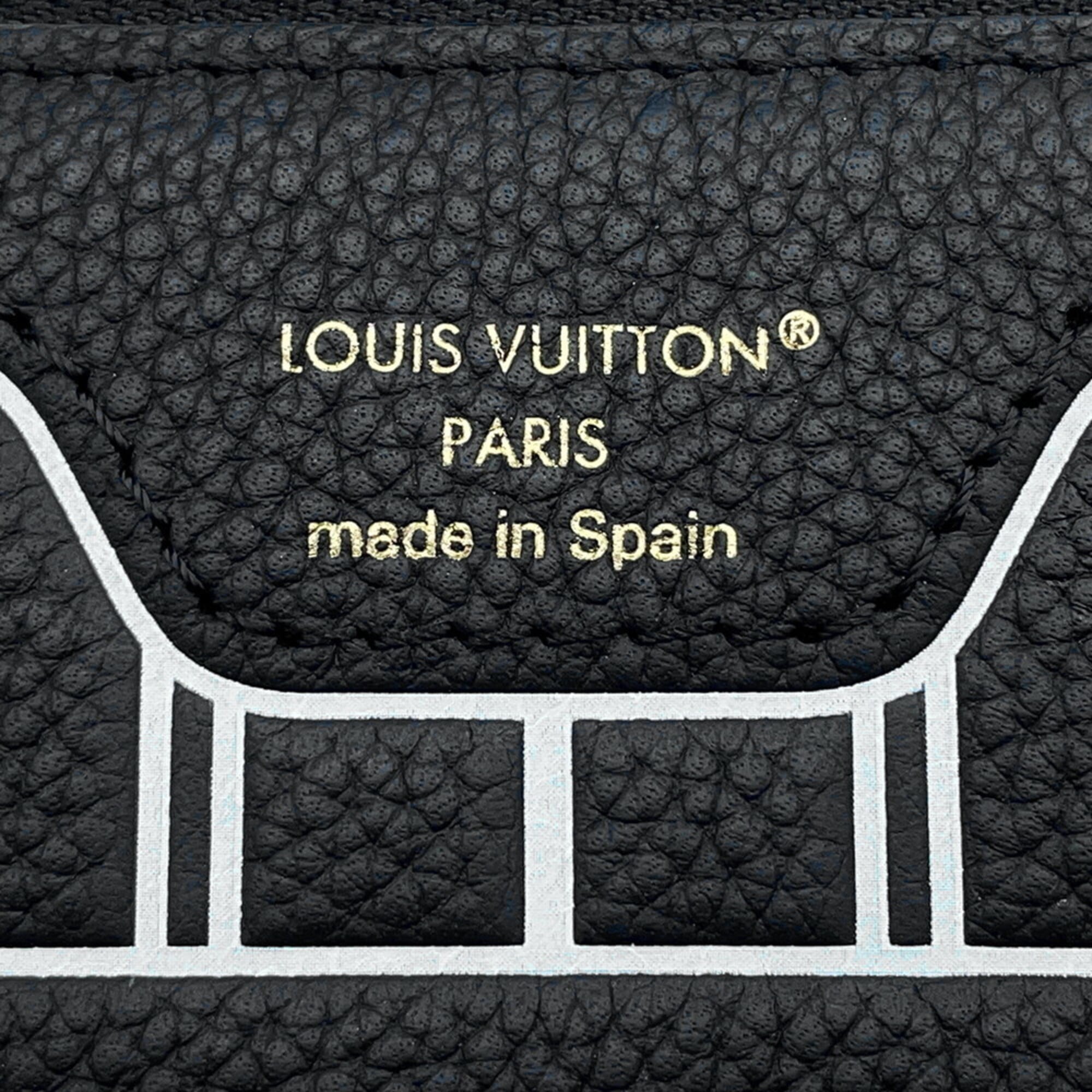 Louis Vuitton Monogram Black Noir Monogram Leather Handbag Tote Bag (Pre-Owned)