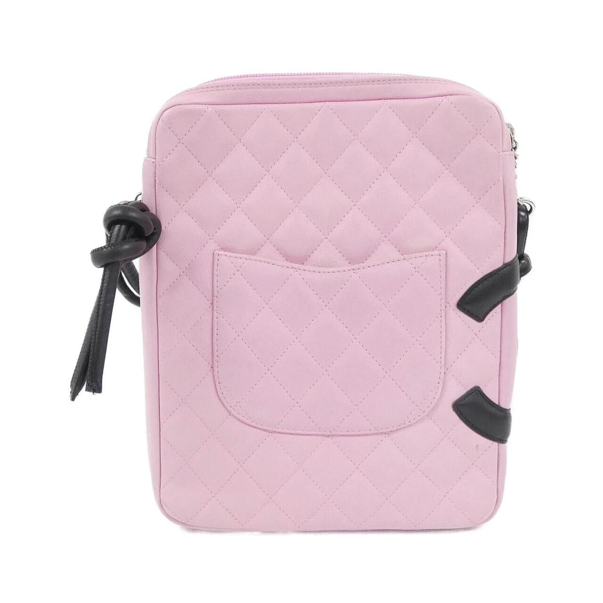 Chanel Black Pink Leather Shoulder Bag (Pre-Owned)