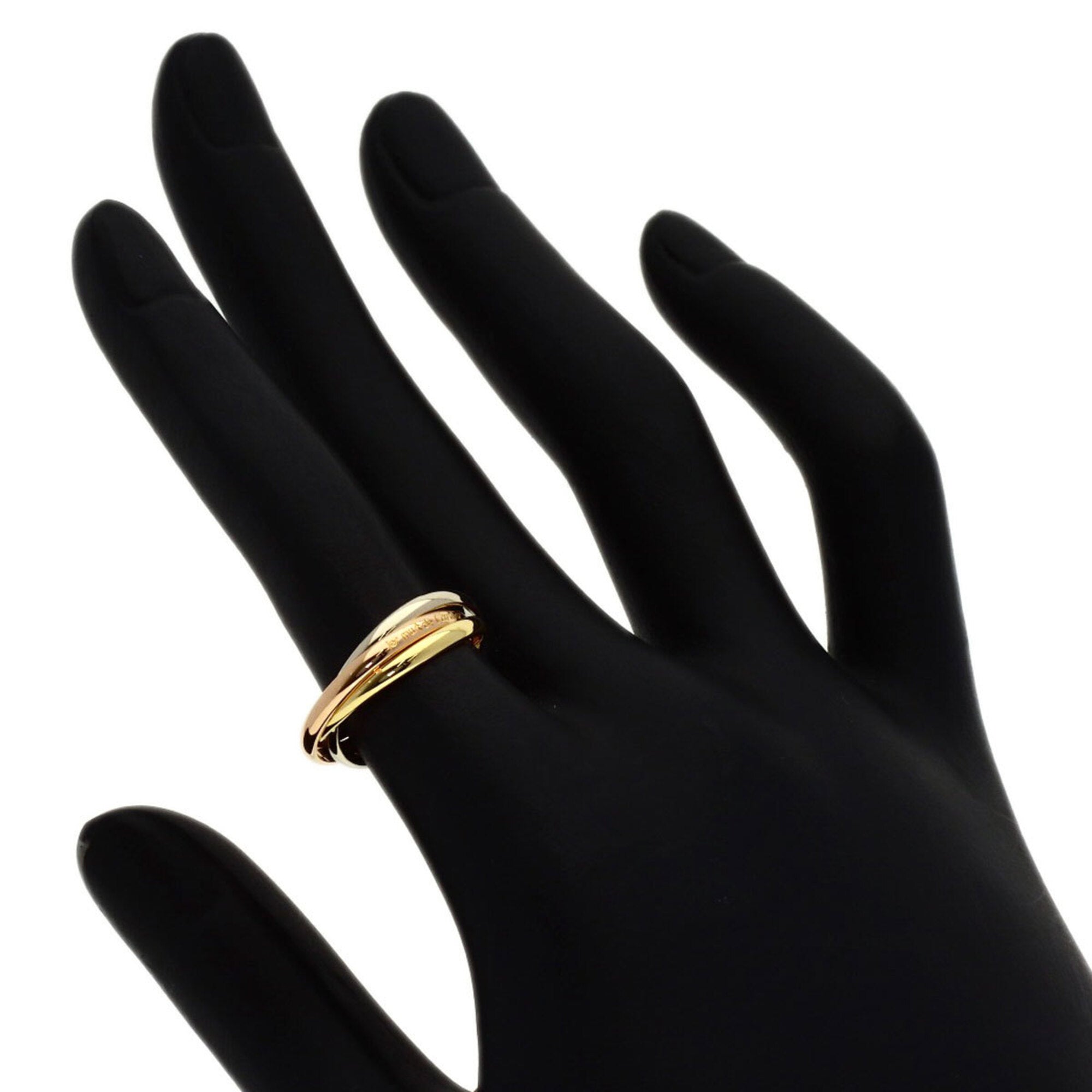 Cartier Trinity Yellow Gold (18K) Pink Gold (18K) White Gold (18K) Band Ring (Pre-Owned)