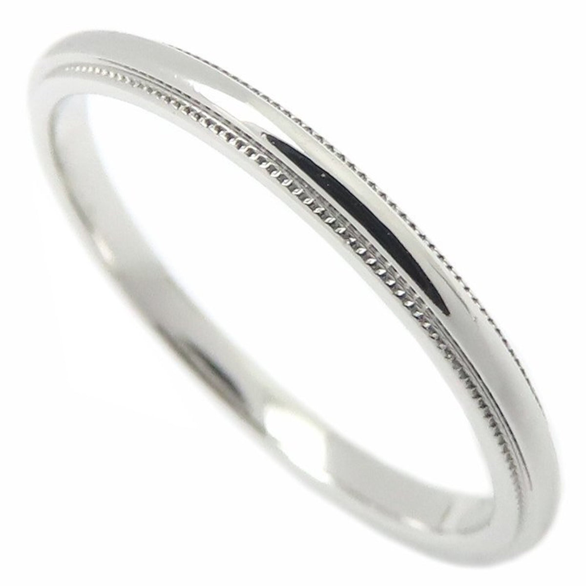 Tiffany Silver Platinum 950 Band Ring (Pre-Owned)