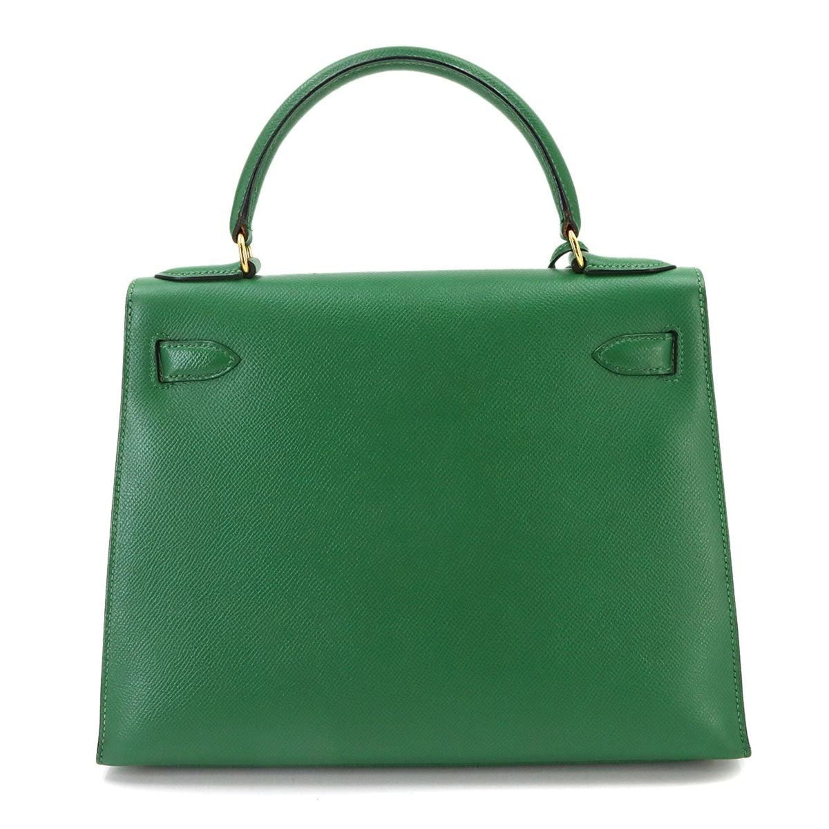 Hermes Vert Bengal Courchevel Leather Handbag (Pre-Owned)