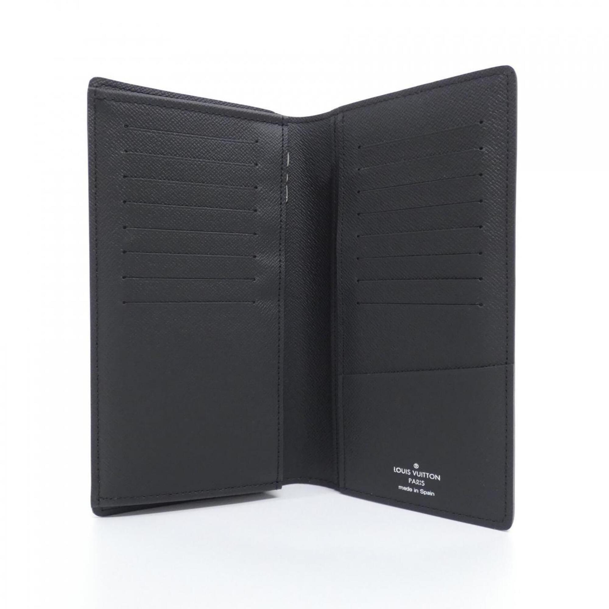 Louis Vuitton Monogram Eclipse Black Coated Canvas Long Wallet (Bi-Fold) (Pre-Owned)