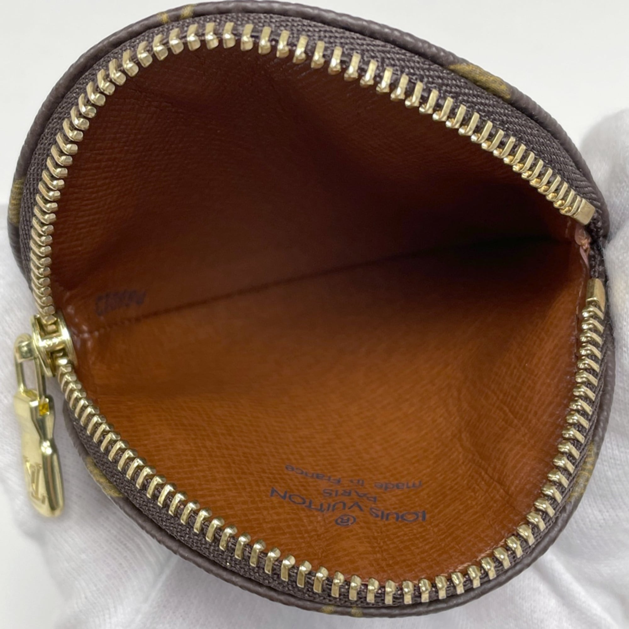 Louis Vuitton Brown Monogram Coin Purse/Coin Case (Pre-Owned)