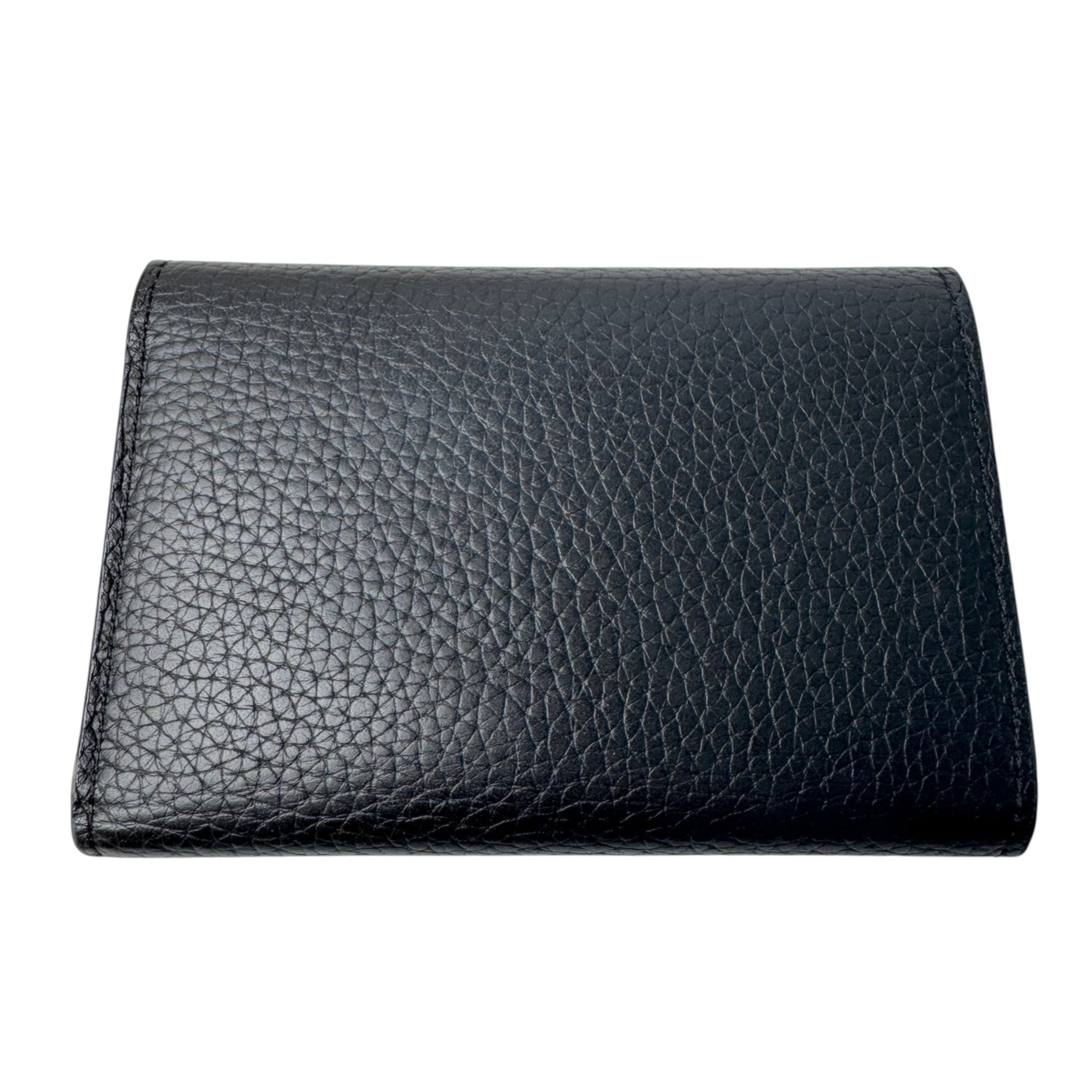 Louis Vuitton Black Hot Pink Leather Wallet (Tri-Fold) (Pre-Owned)