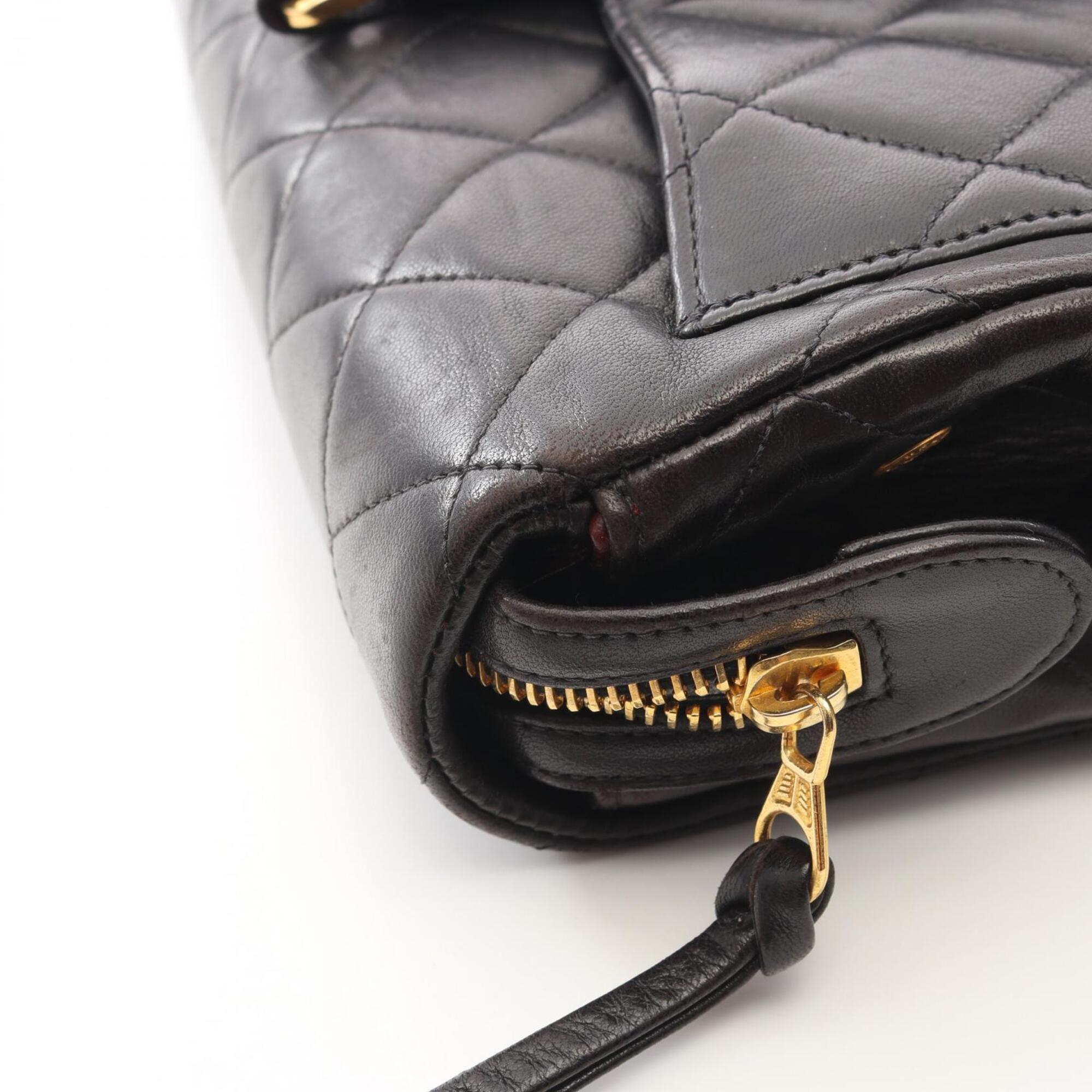 Chanel Black Leather Backpack (Pre-Owned)