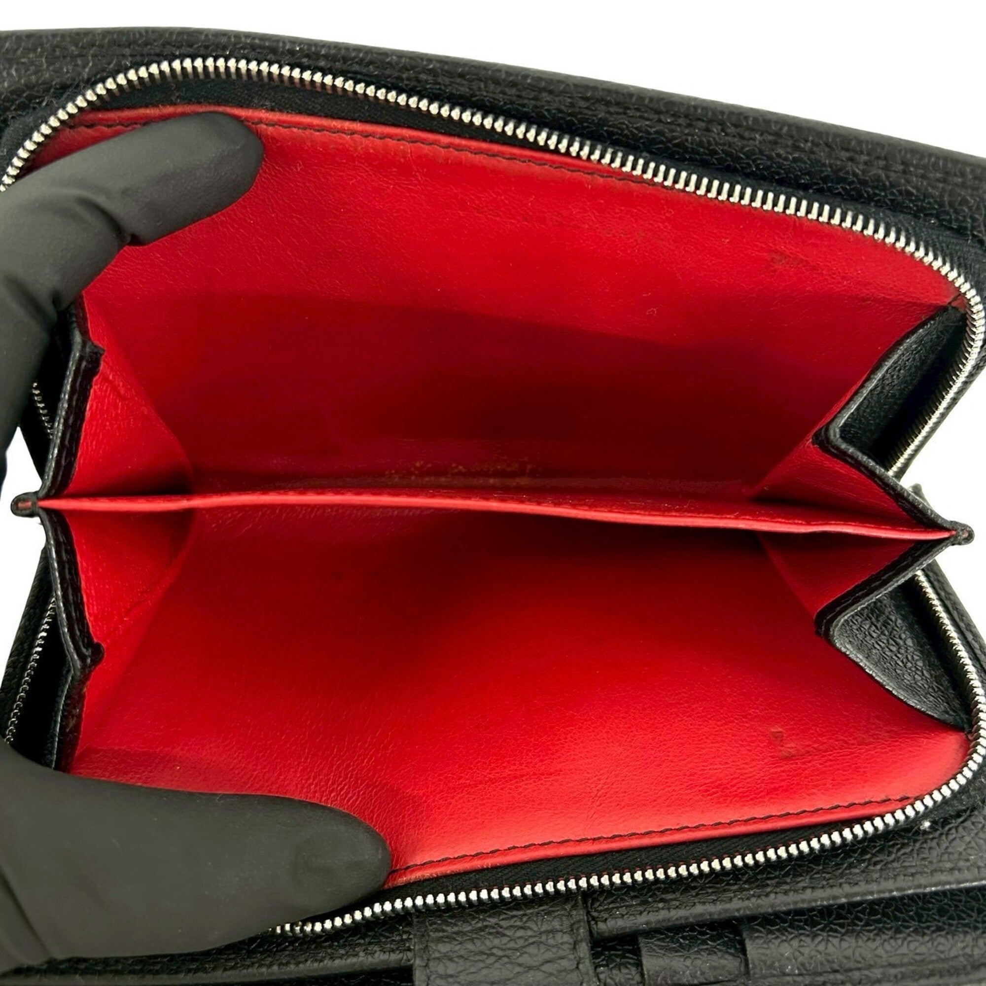 Bvlgari Black Leather Wallet (Bi-Fold) (Pre-Owned)