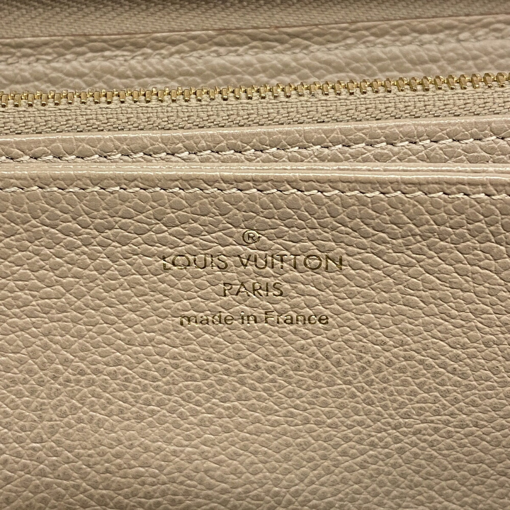 Louis Vuitton Taupe Long Wallet (Bi-Fold) (Pre-Owned)