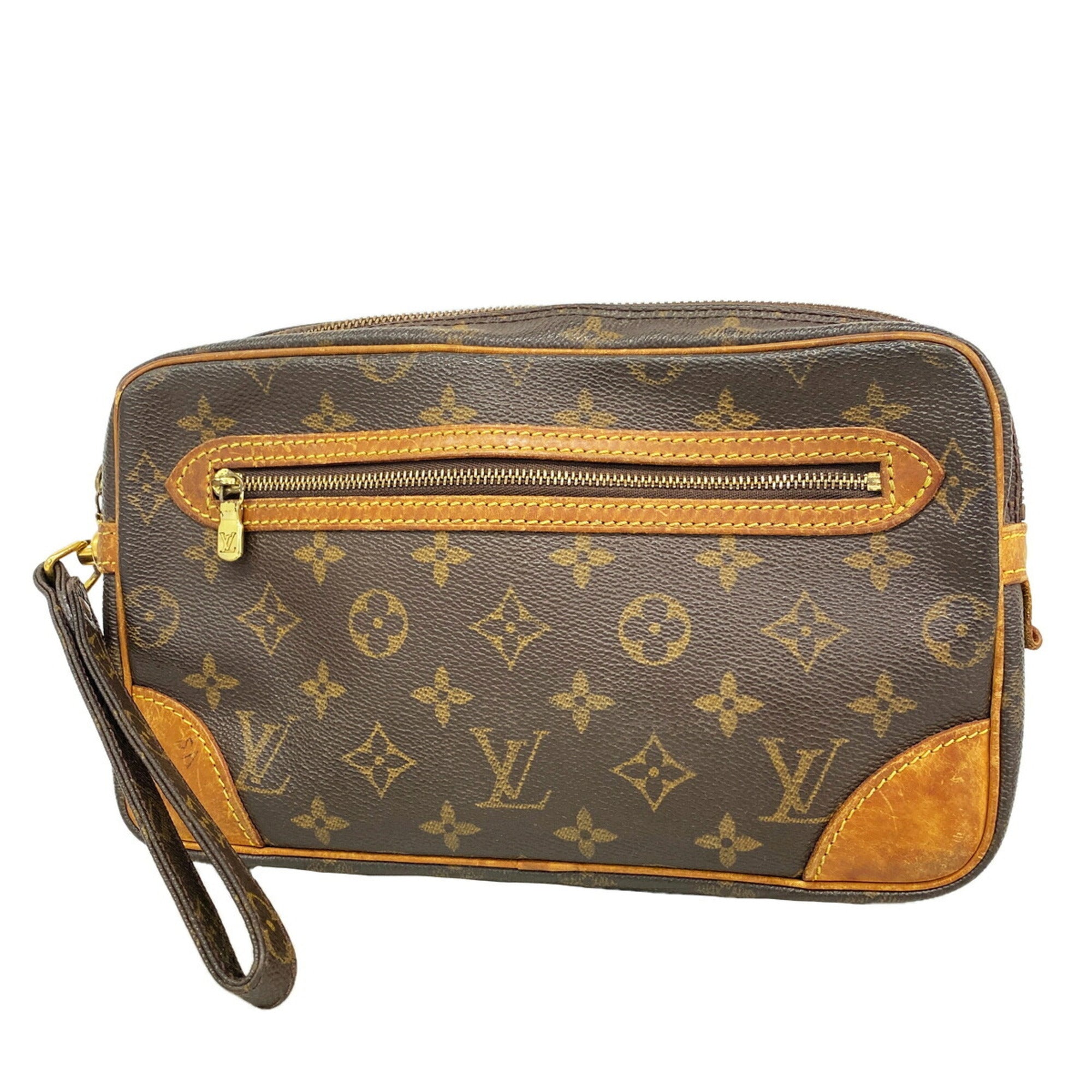 Louis Vuitton Brown Clutch Bag (Pre-Owned)