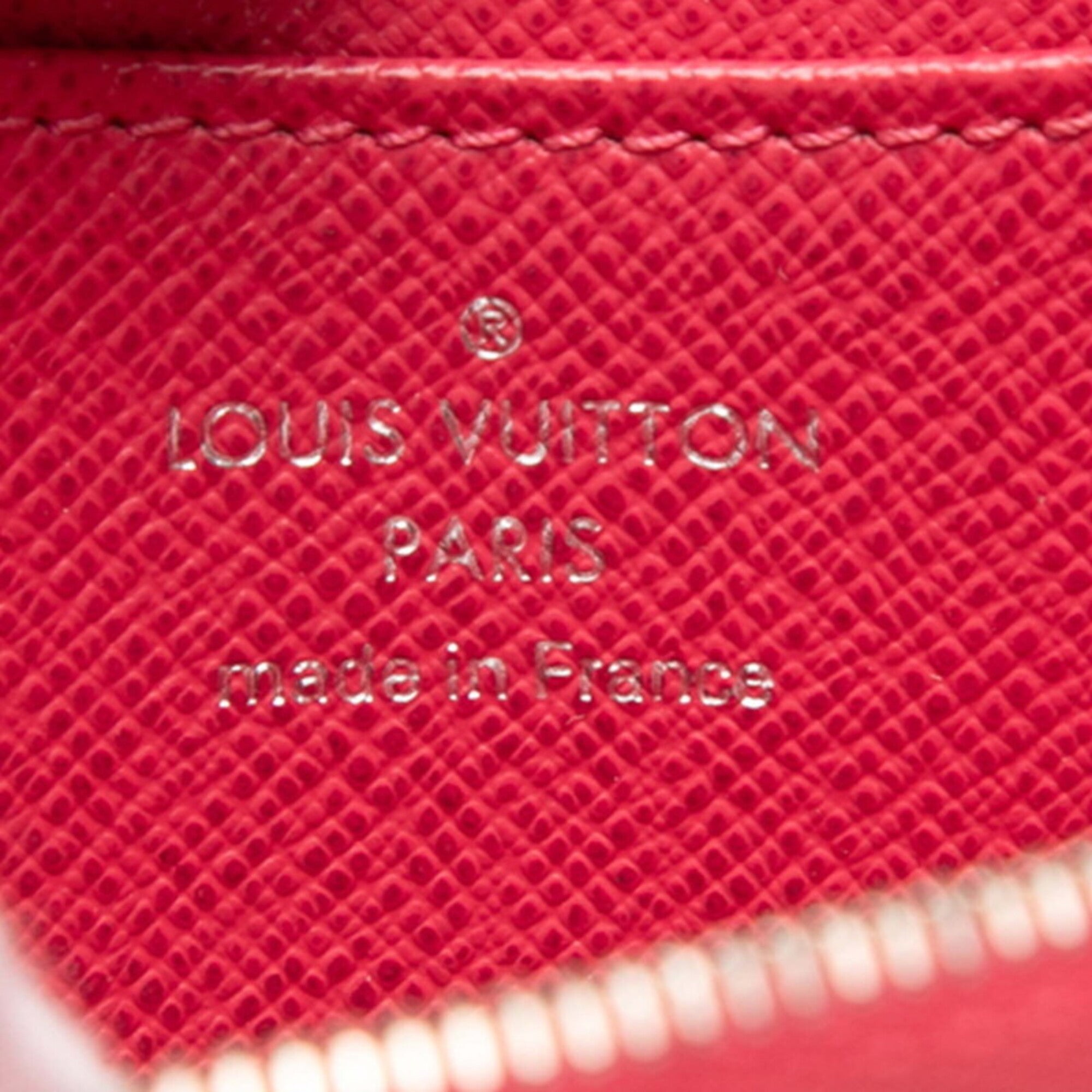 Louis Vuitton Grenade Pink Leather Coin Purse/Coin Case (Pre-Owned)