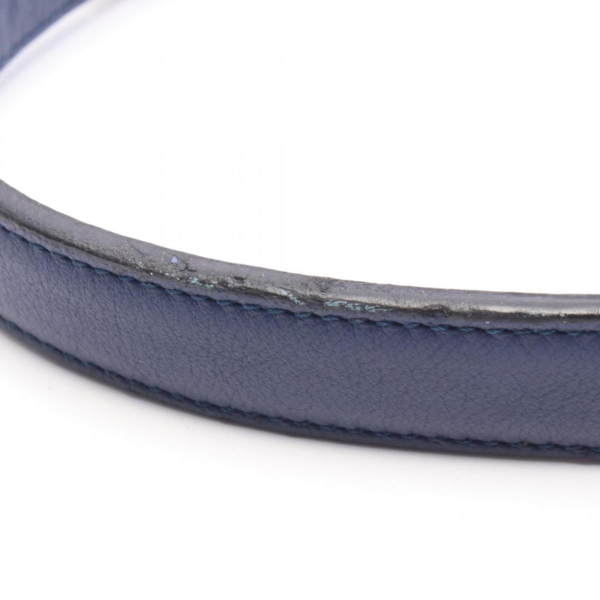 Loewe Navy Leather Handbag Shoulder Bag (Pre-Owned)