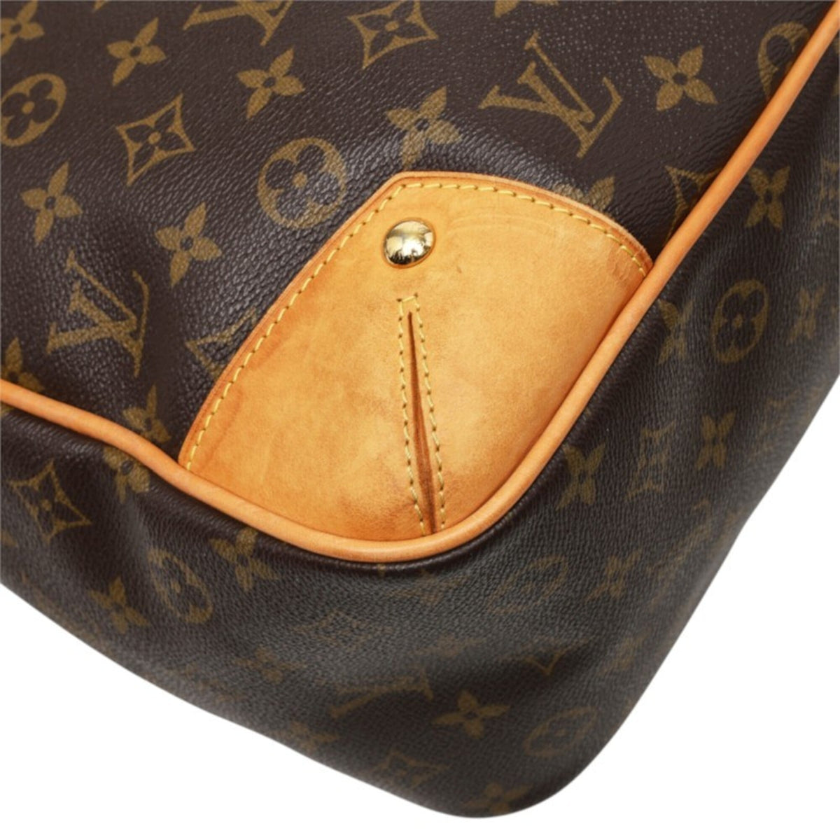 Louis Vuitton Brown Pvc Leather Handbag Shoulder Bag (Pre-Owned)