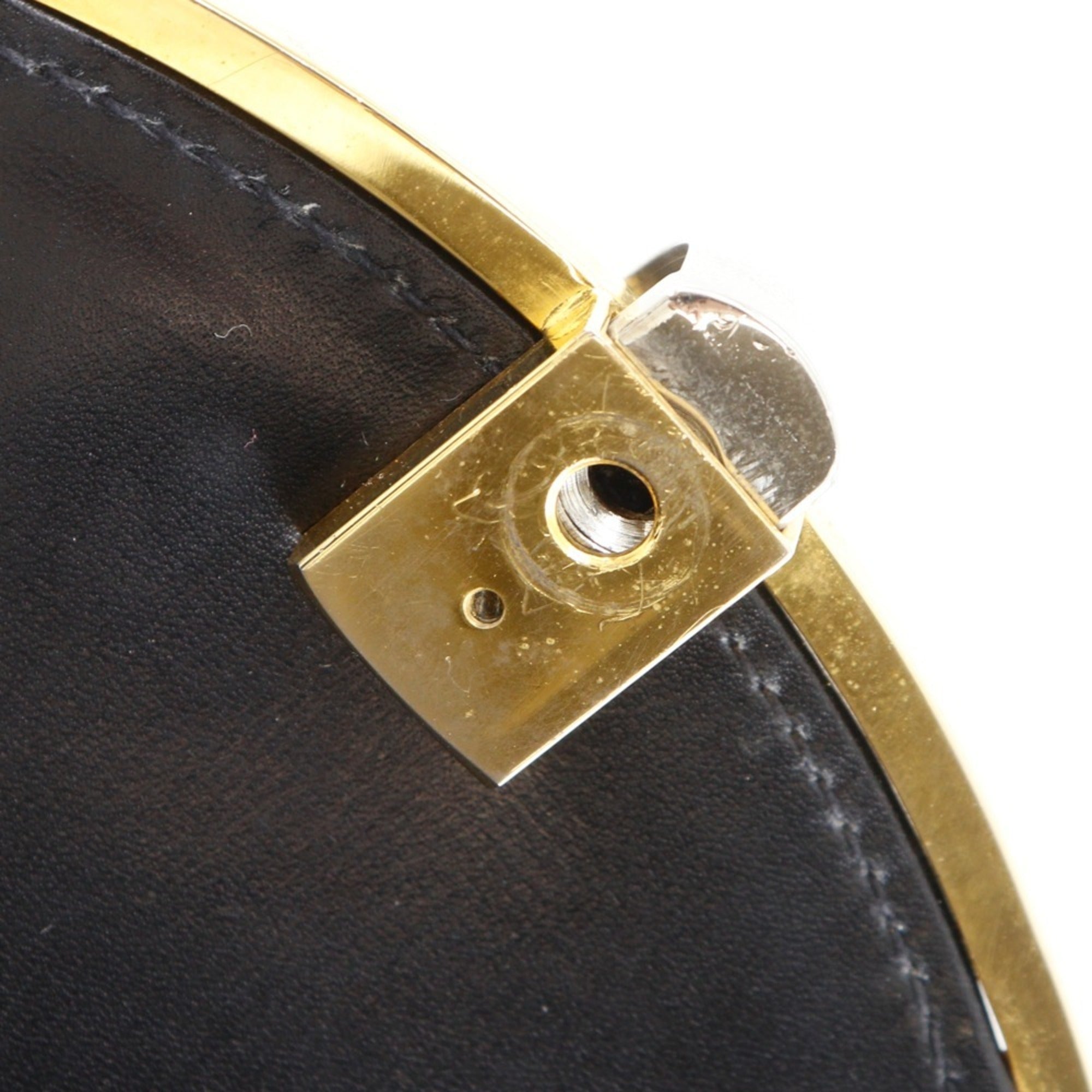 Gucci Black Leather Shoulder Bag (Pre-Owned)