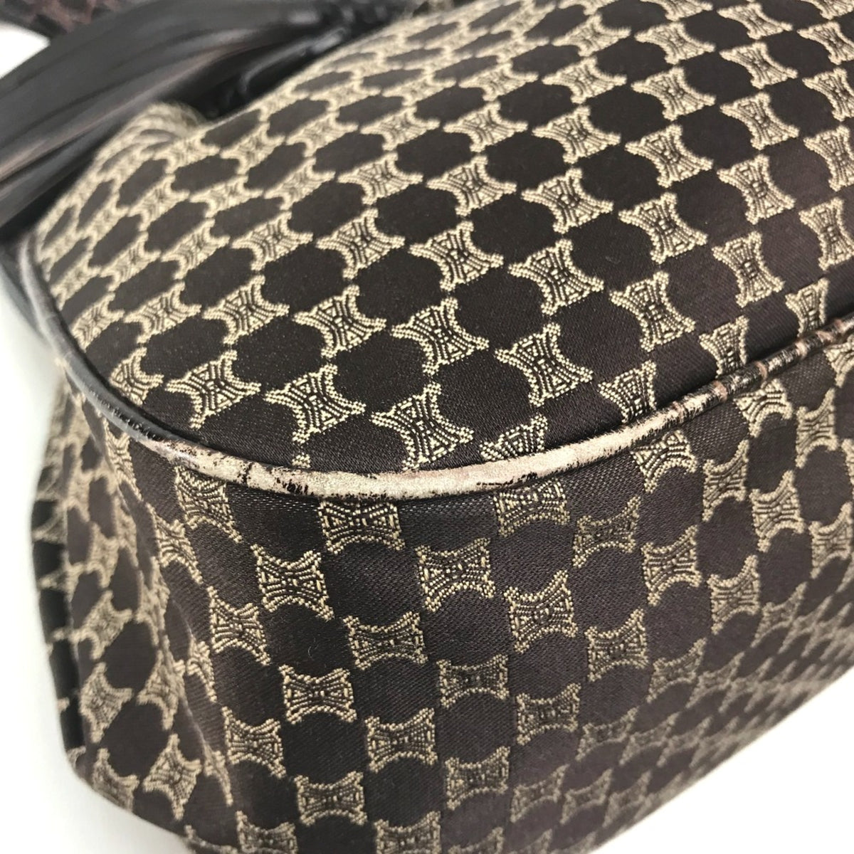 Celine Brown Leather Shoulder Bag (Pre-Owned)