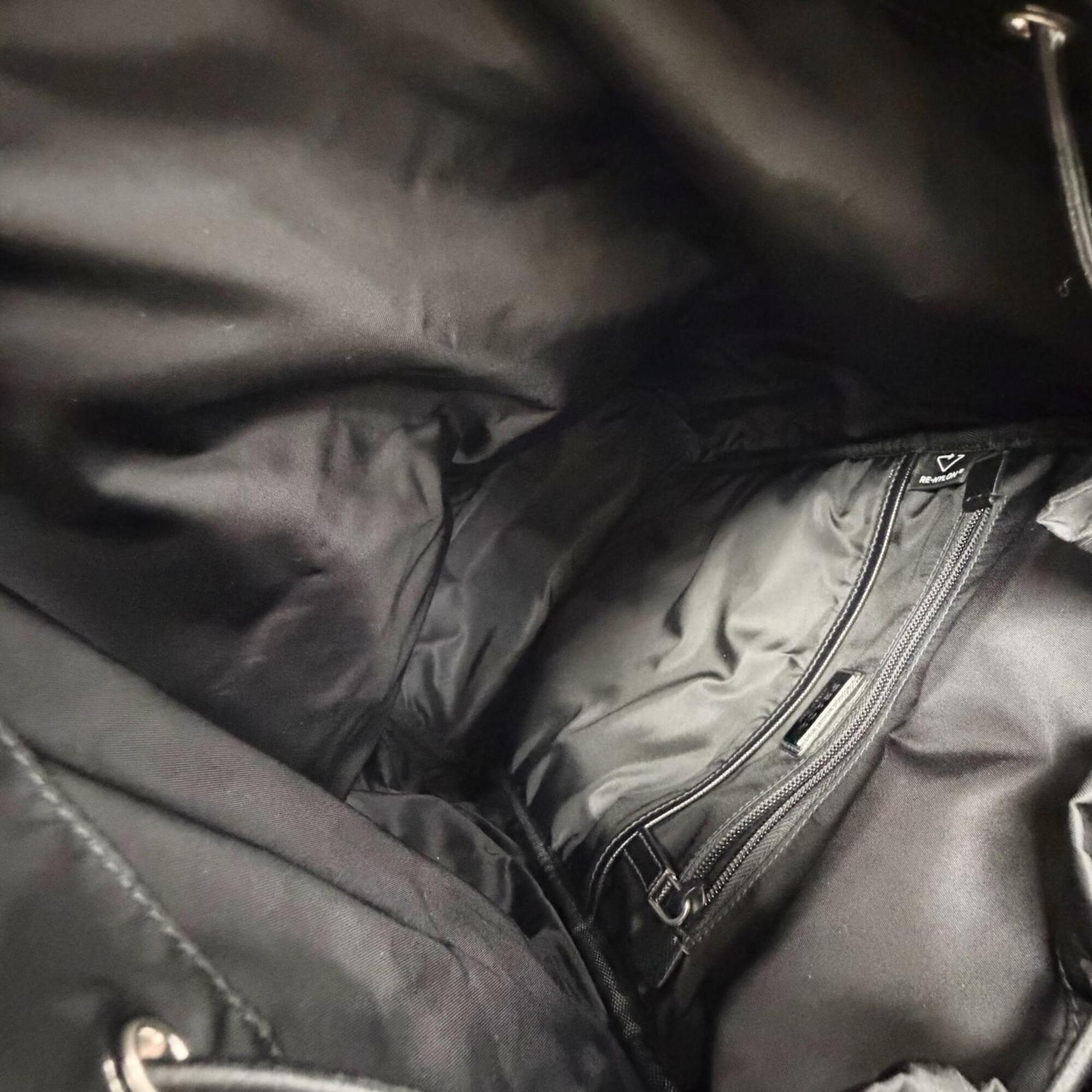 Prada Black Nylon Backpack (Pre-Owned)