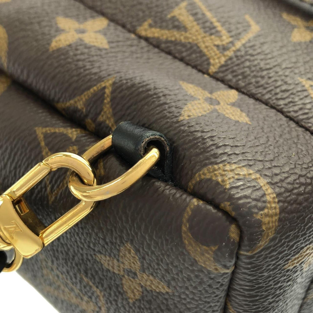 Louis Vuitton Brown Coated Canvas Backpack (Pre-Owned)