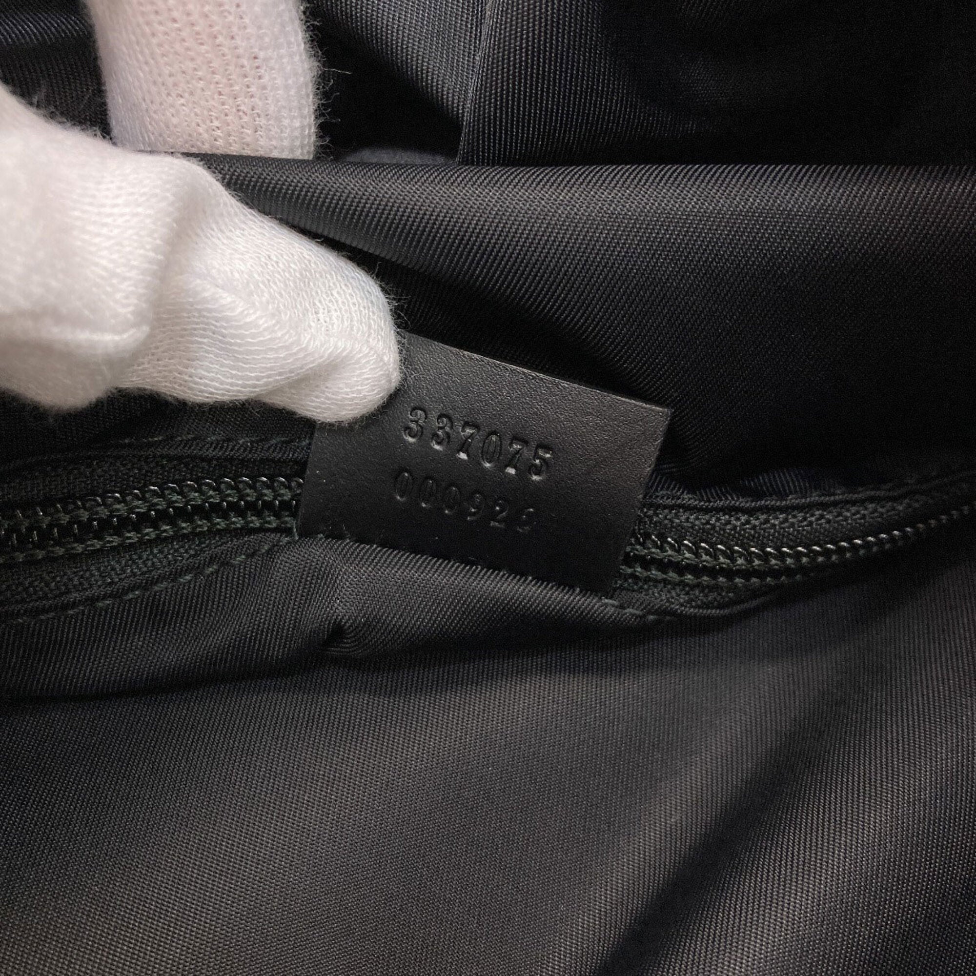 Gucci Black Canvas Backpack (Pre-Owned)
