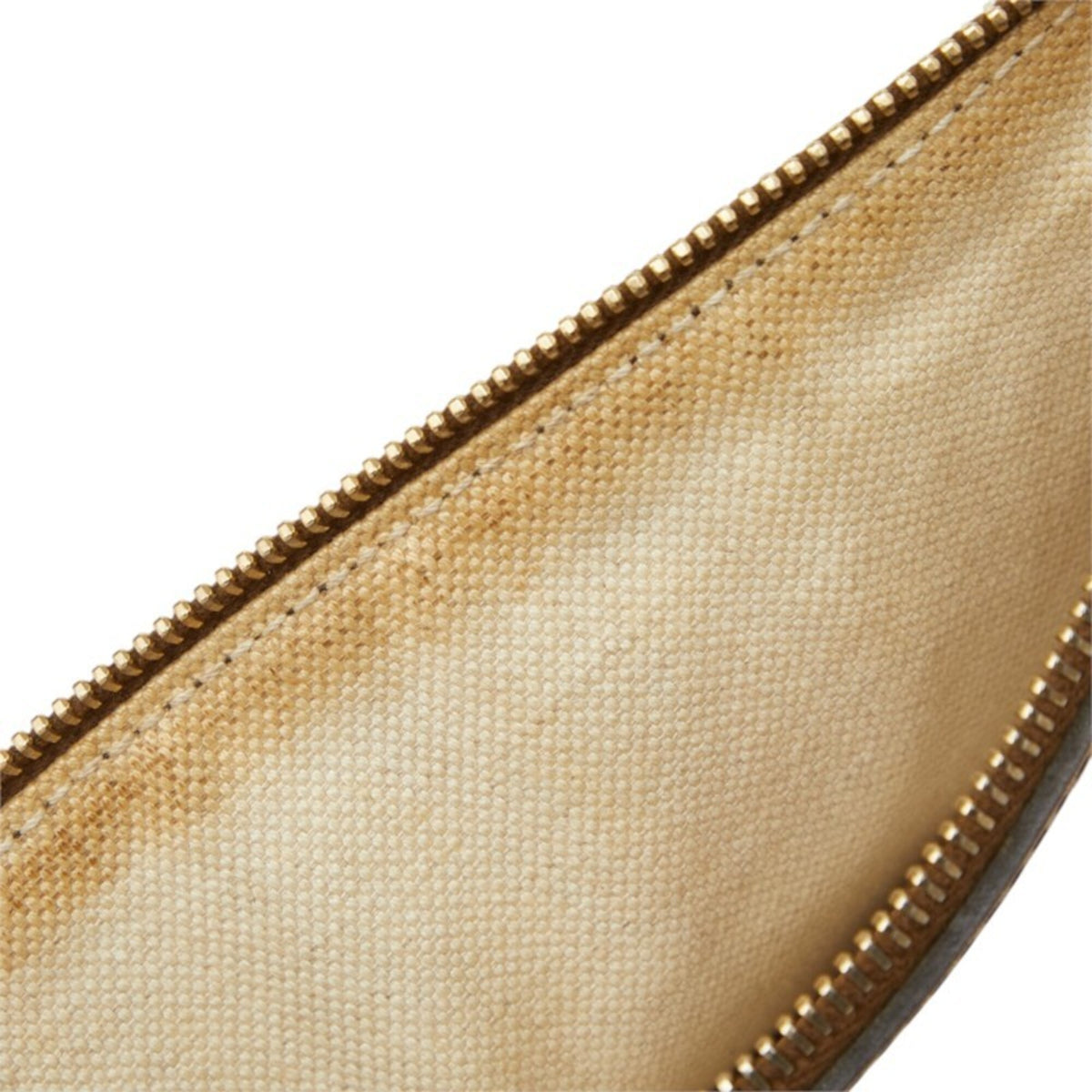 Gucci Brown Leather Handbag Pouch (Pre-Owned)