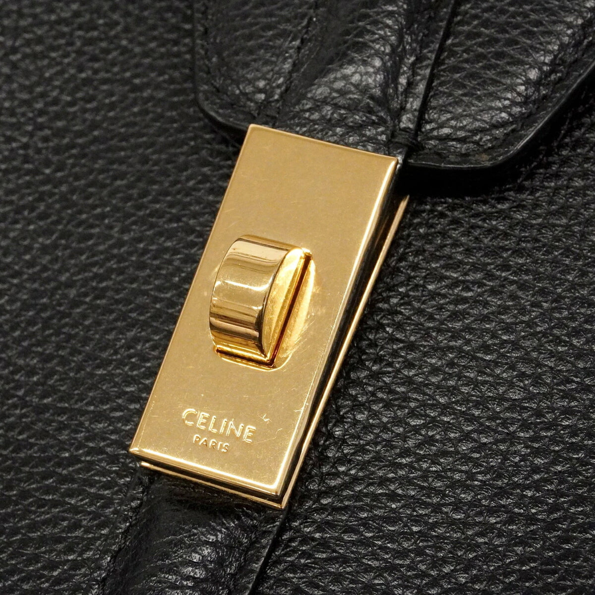 Celine Black Leather Handbag (Pre-Owned)