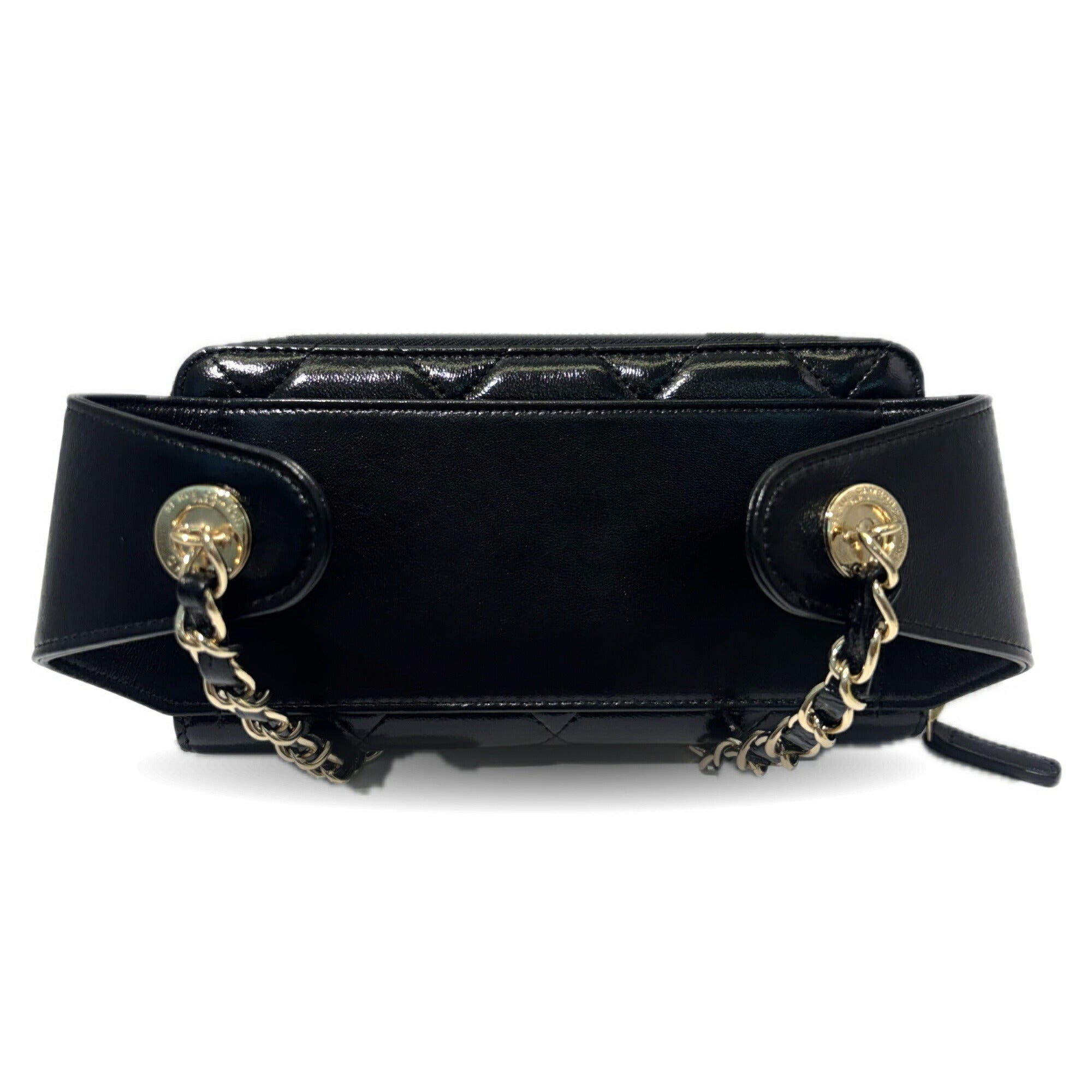 Chanel Black Leather Long Wallet (Bi-Fold) (Pre-Owned)